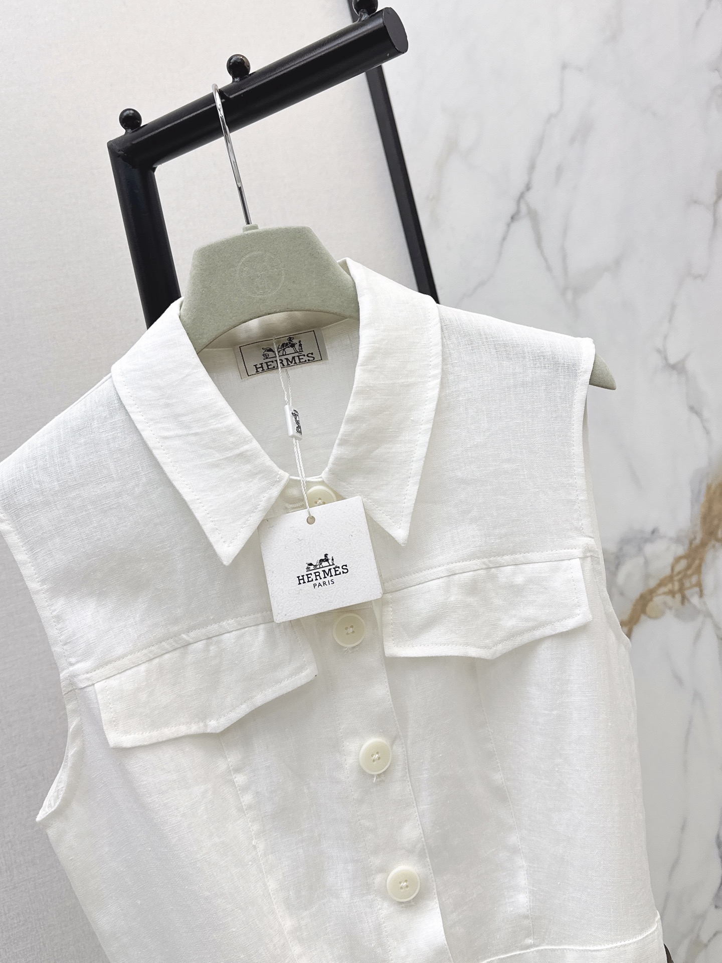 Her 26ss sleeveless shirt dress