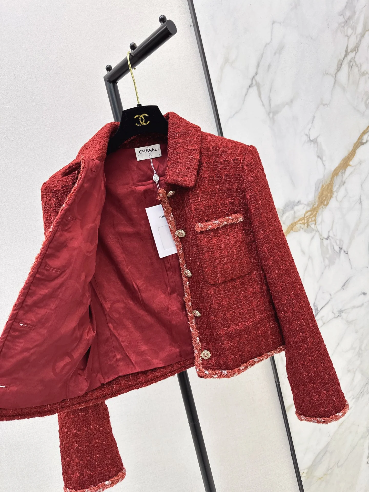 Chan 26ss tweed jacket