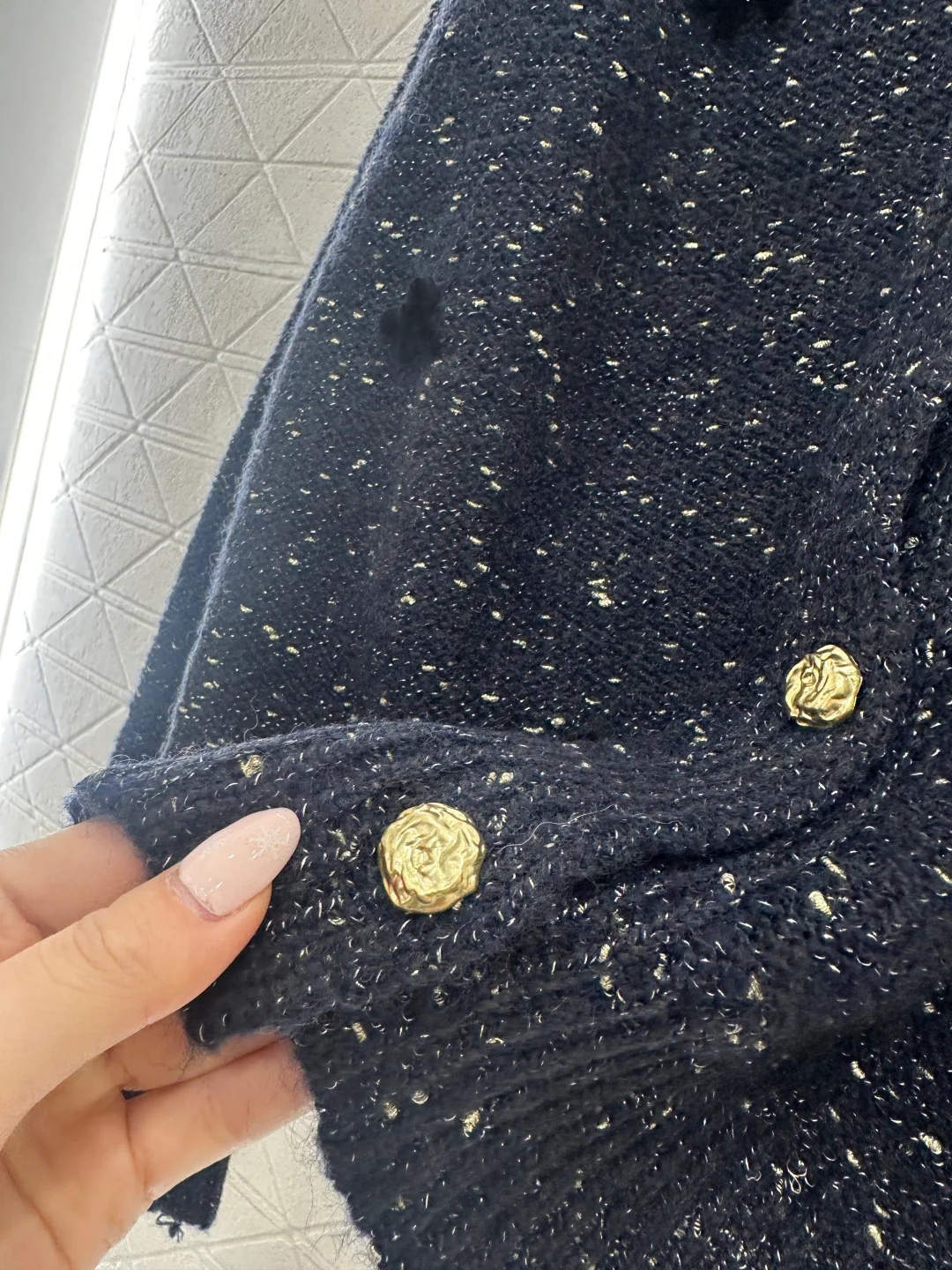 Miu 26ss 3d bow cardigan