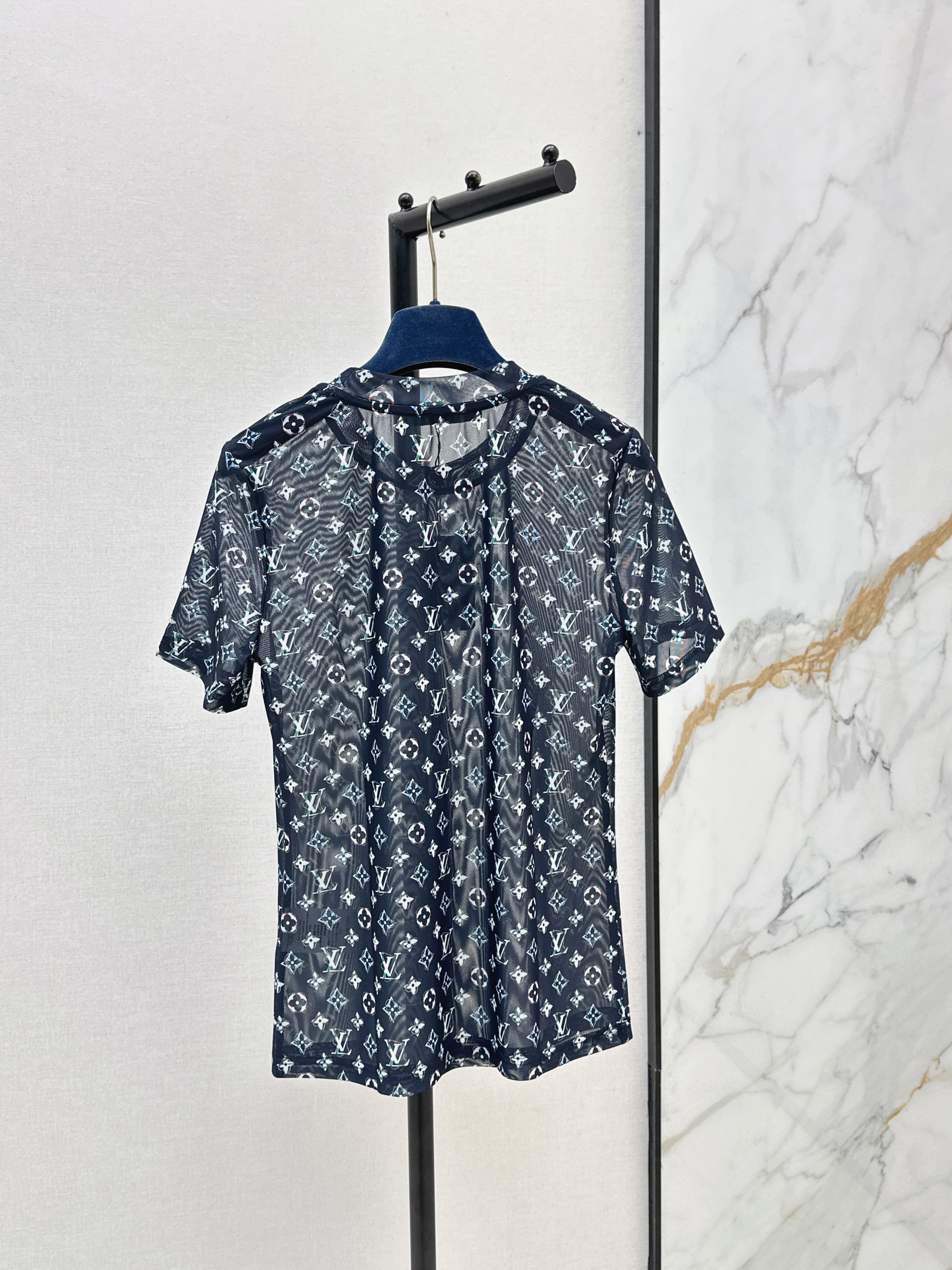 Loui 26ss print mesh t-shirt