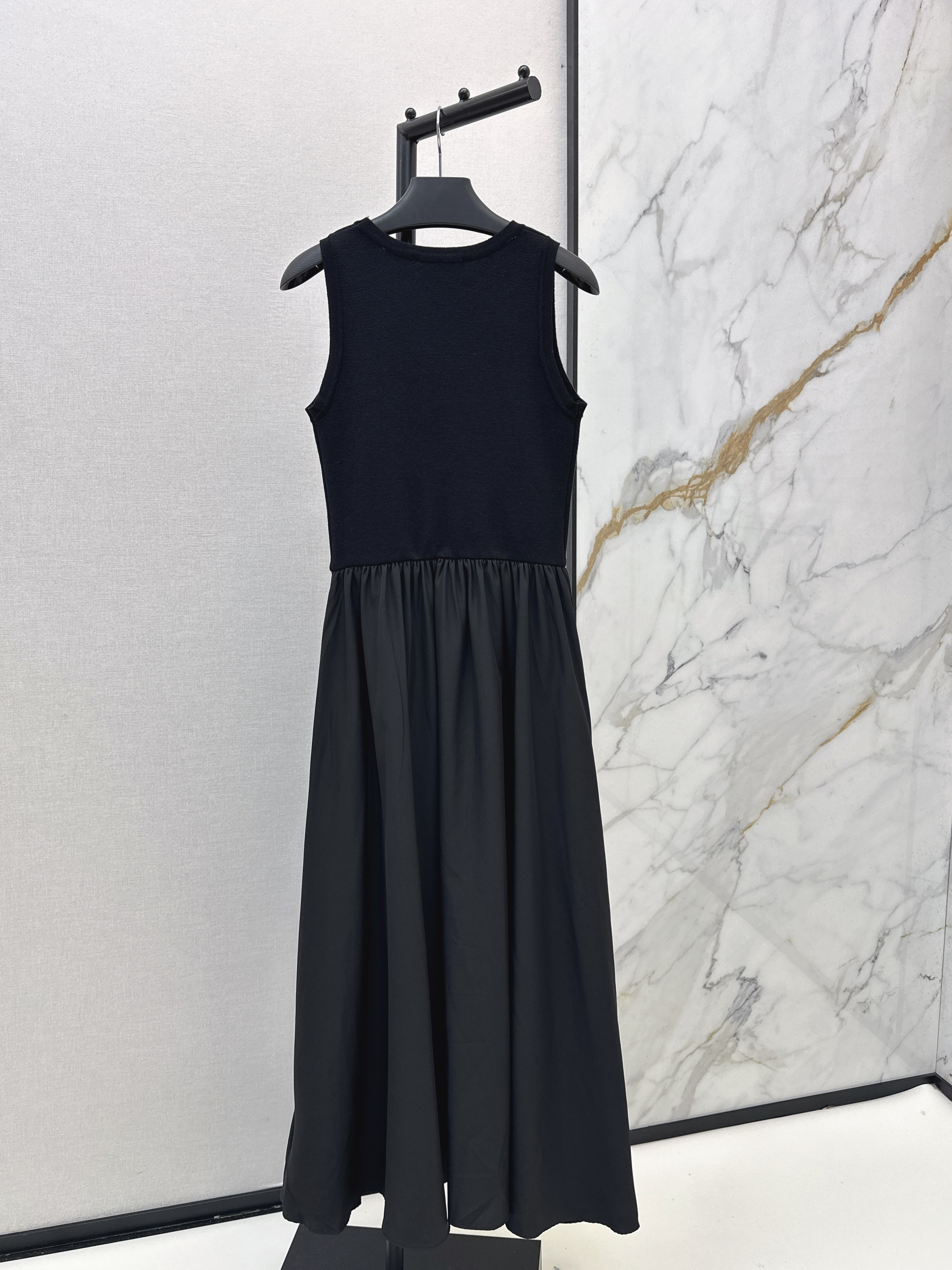 Pra 26ss knit contract sleeveless dress