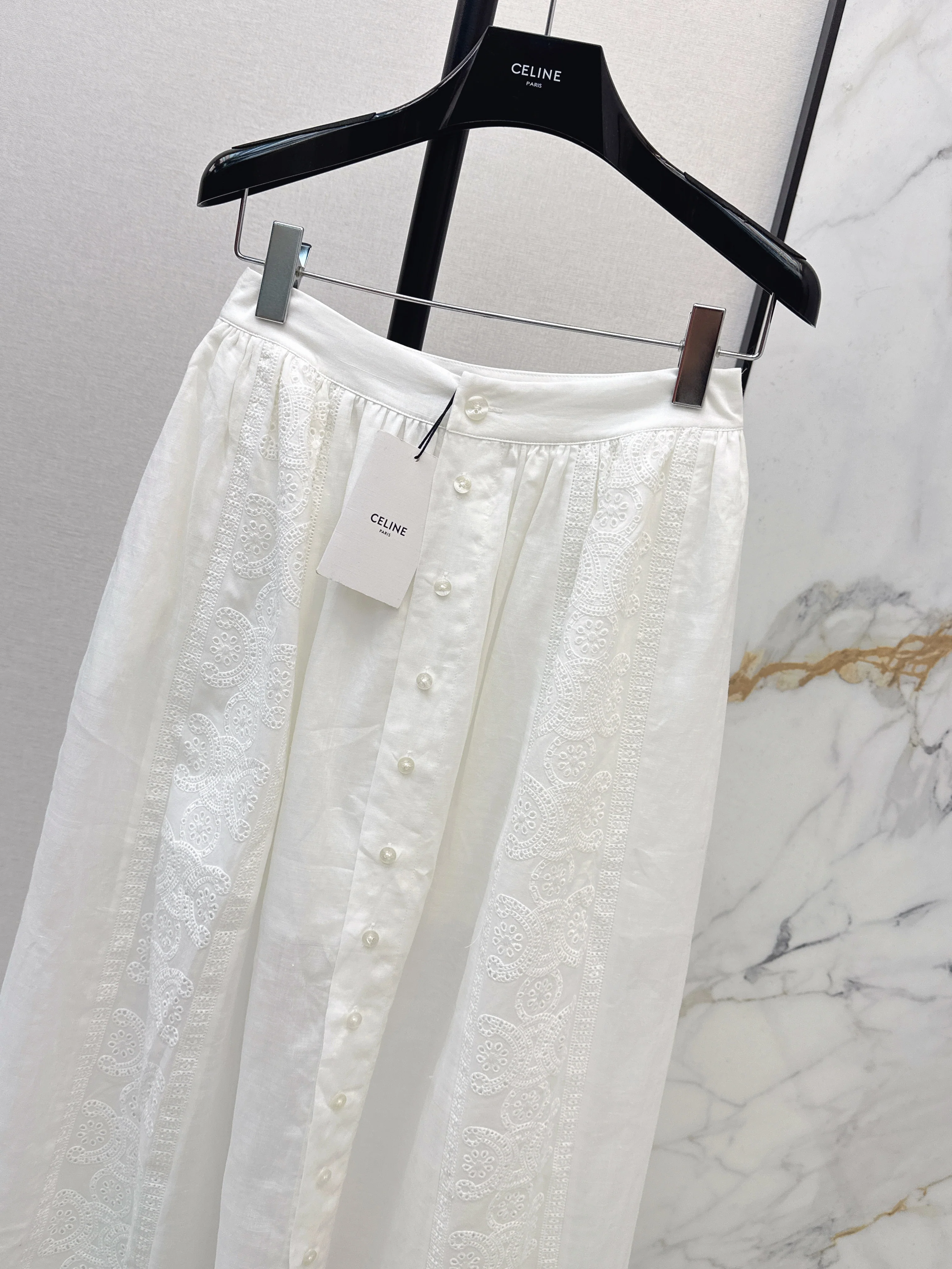 Celi 26ss hollow jacquard skirts