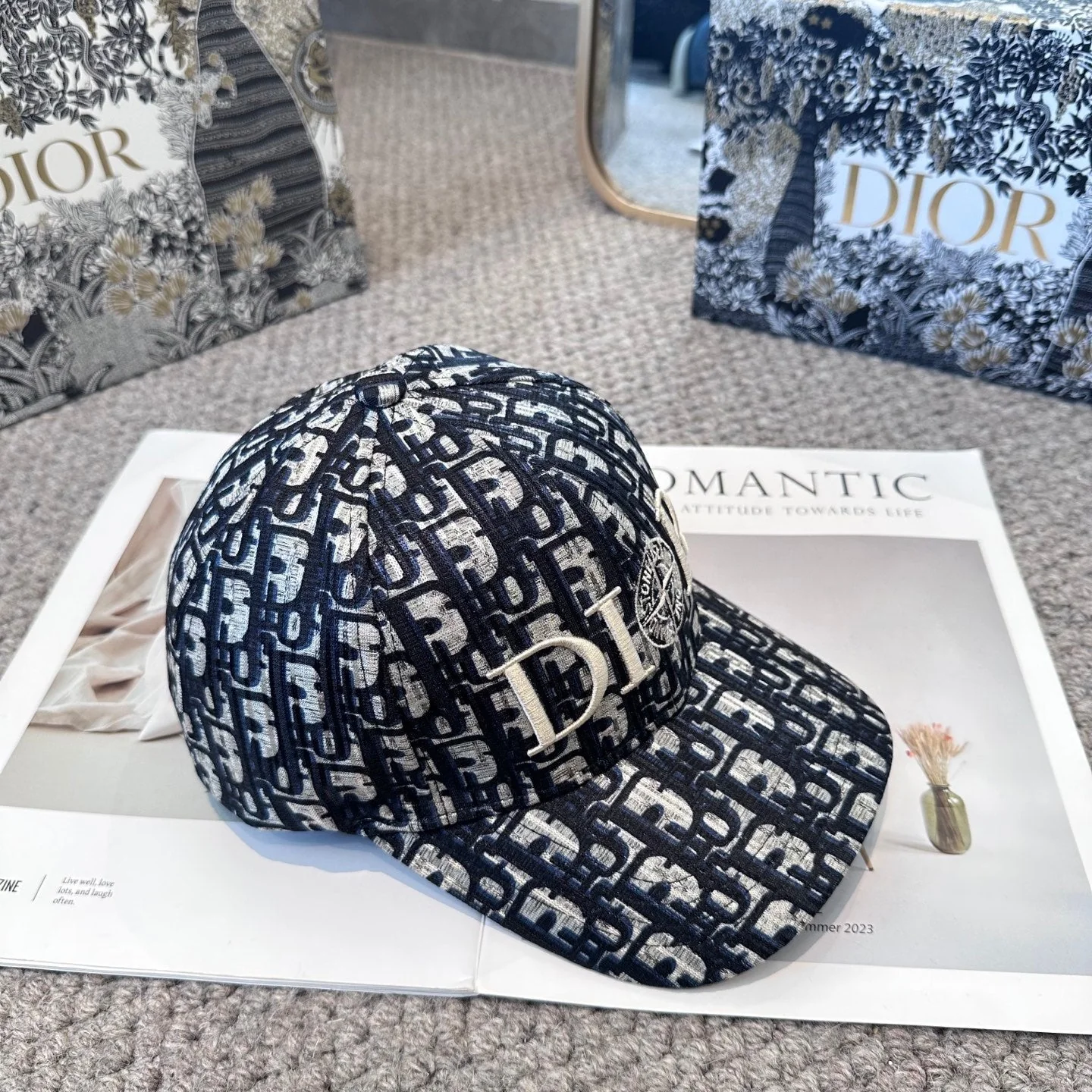 CD classic distressed baseball cap