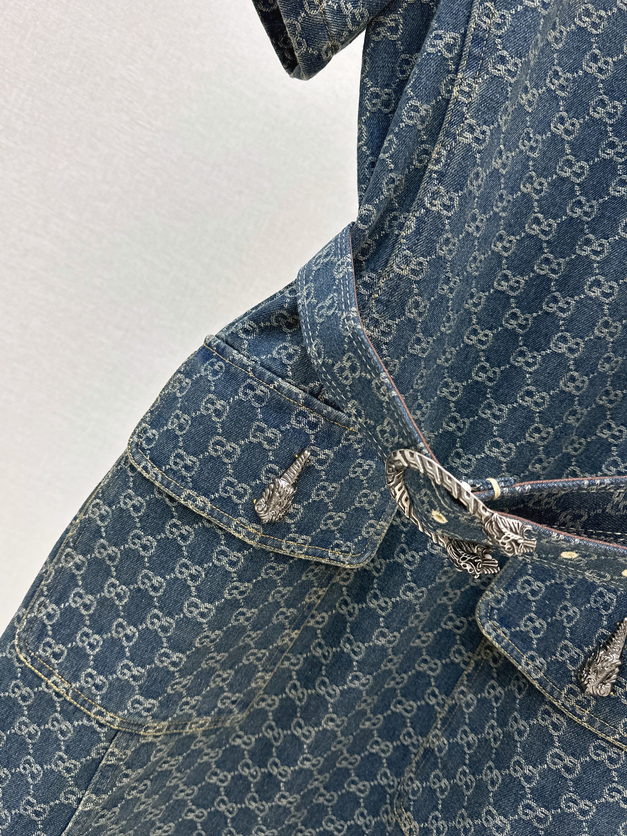 Guc 26ss jacquard dress