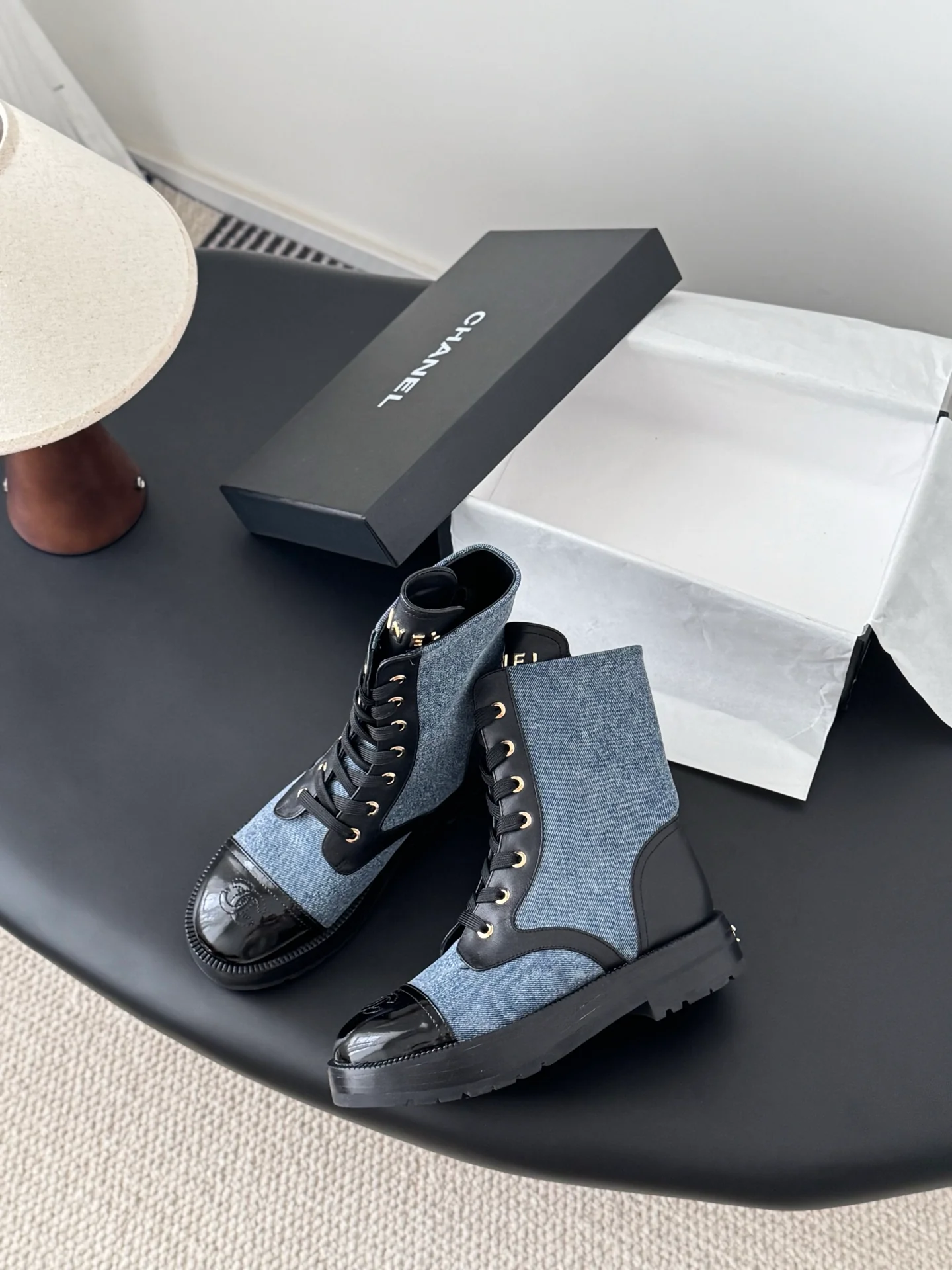 Chan 25fw ankle boots