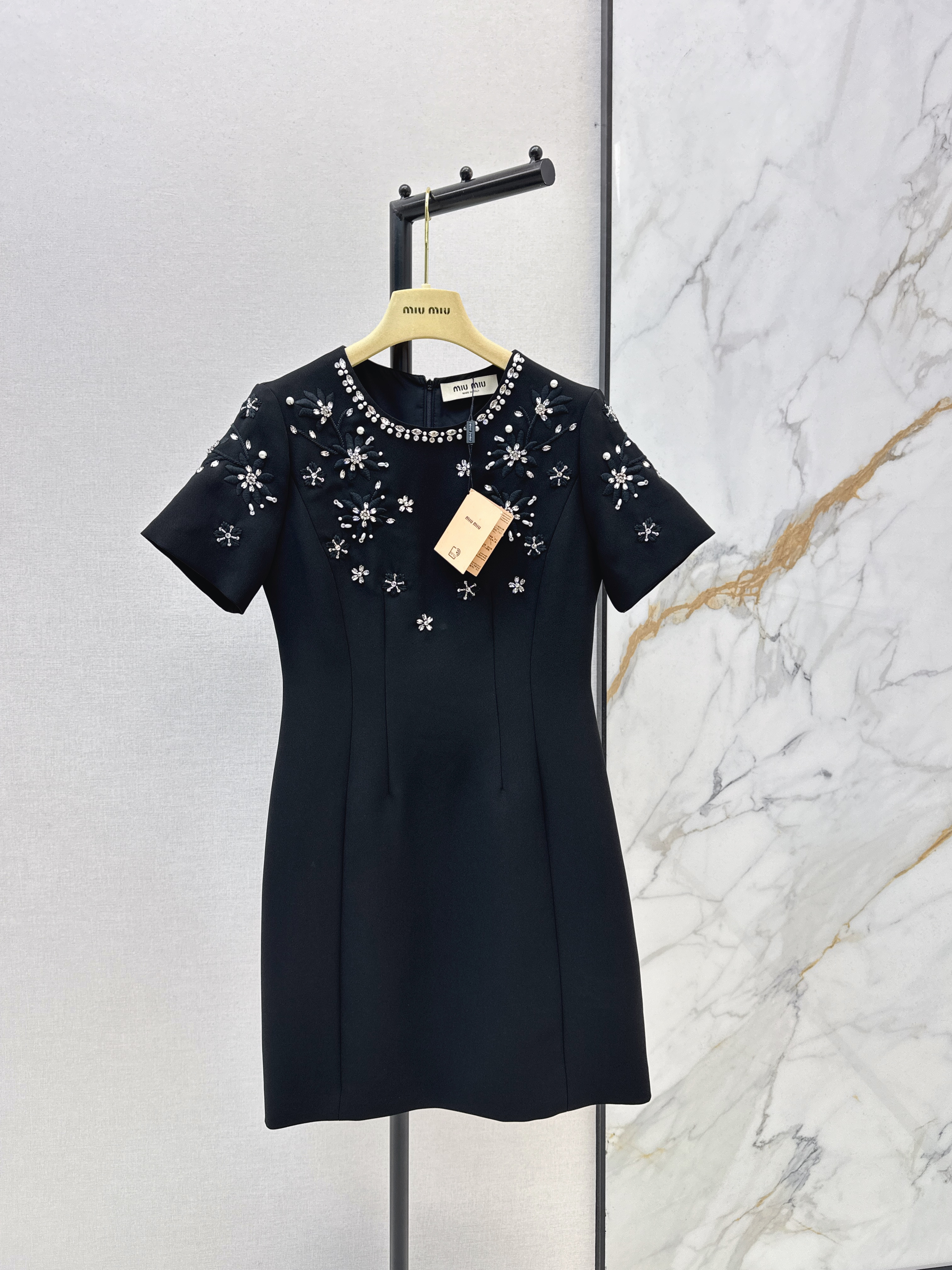 Miu 26ss embroidery dress