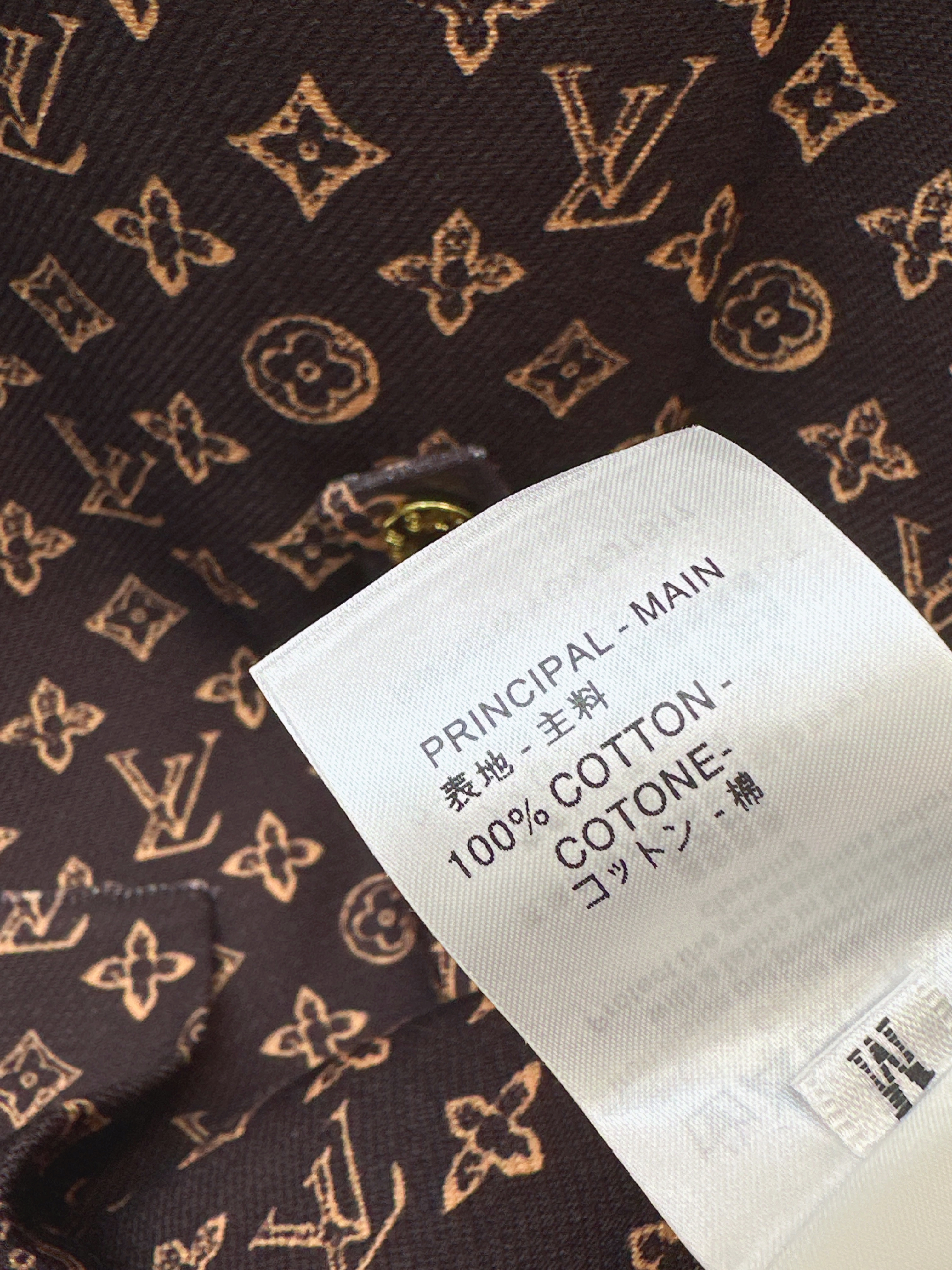 Louis 26ss print sleeveless dress