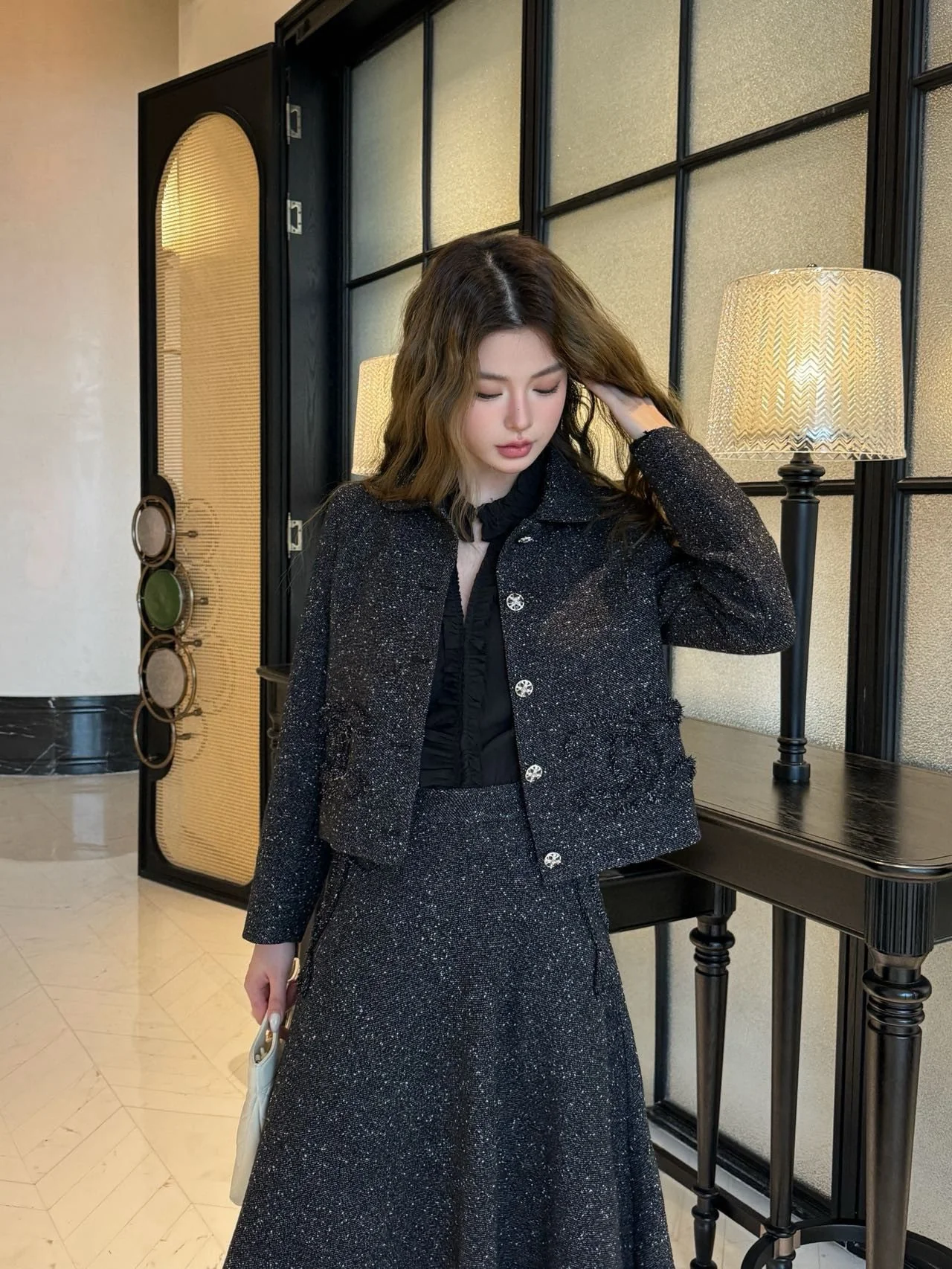 Chan 26ss tweed jacket