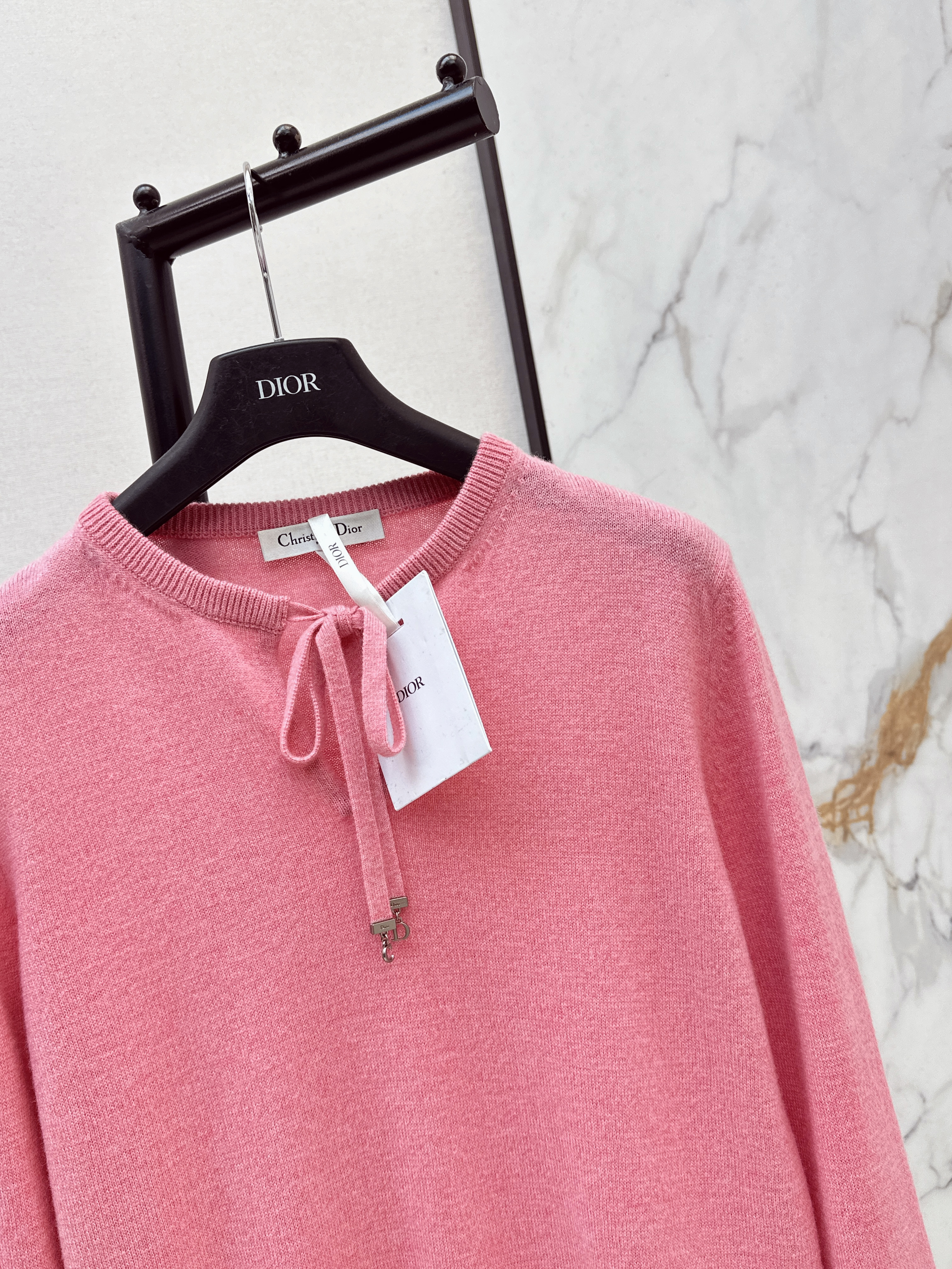 CD 26ss bow ribbon knitwear