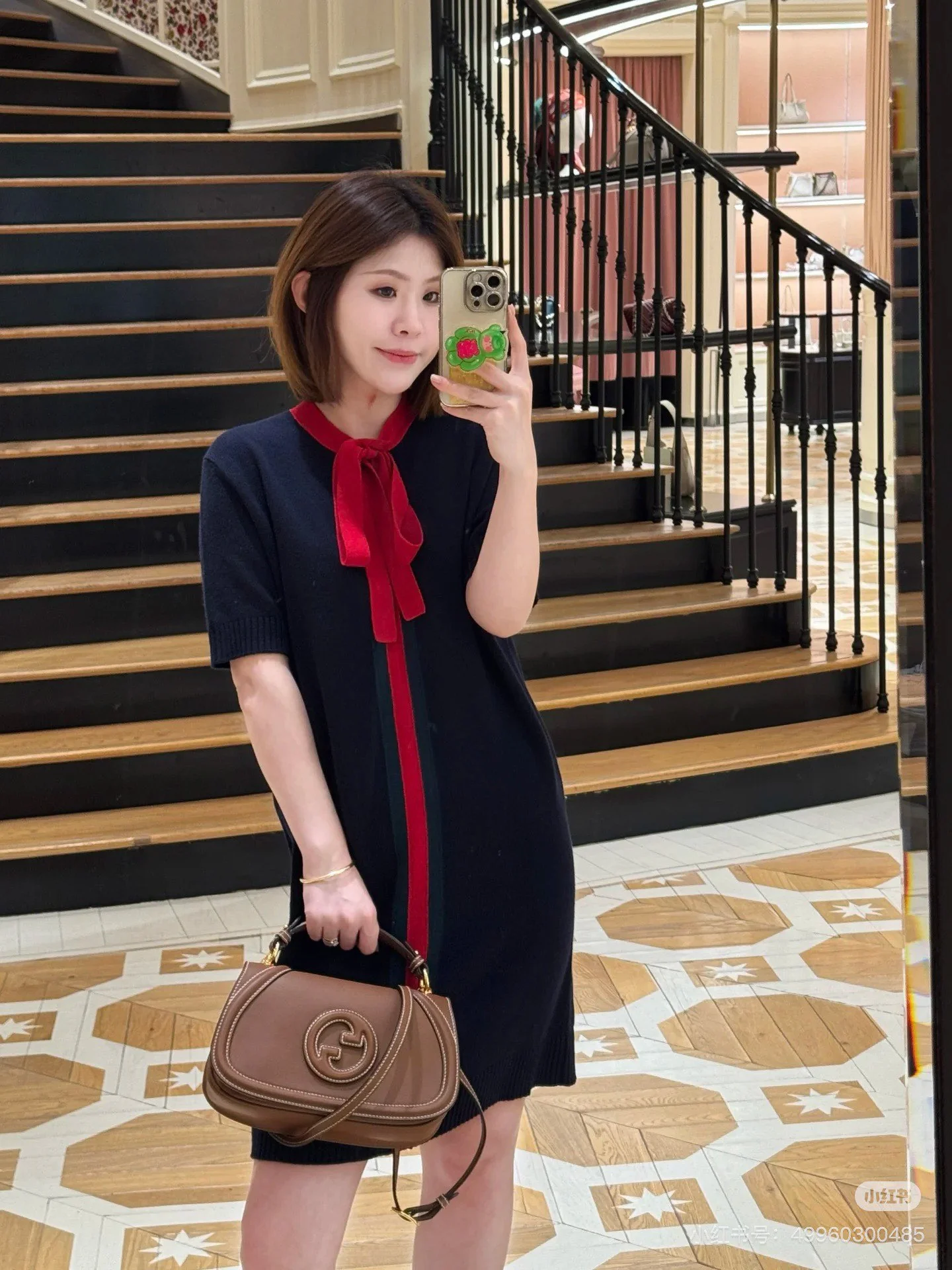 Gucc 26ss knitted dress