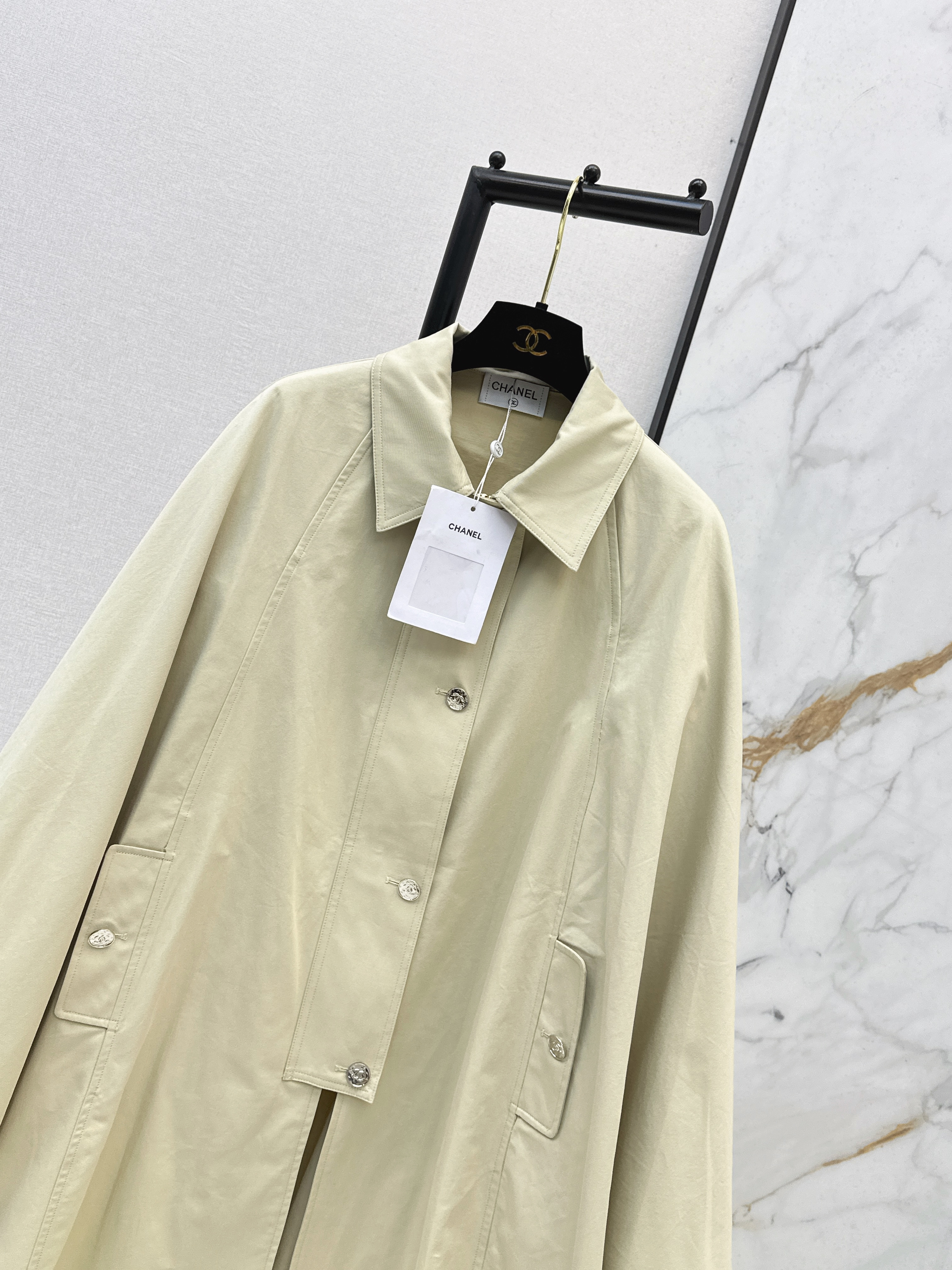 Chan 26ss cape trench coats