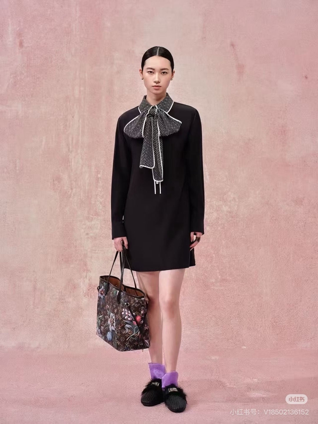 Loui 26ss ribbon dress