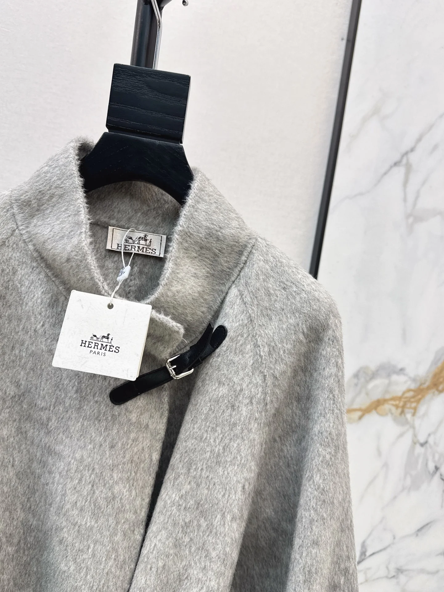 Her 25fw woolen belted overcoats