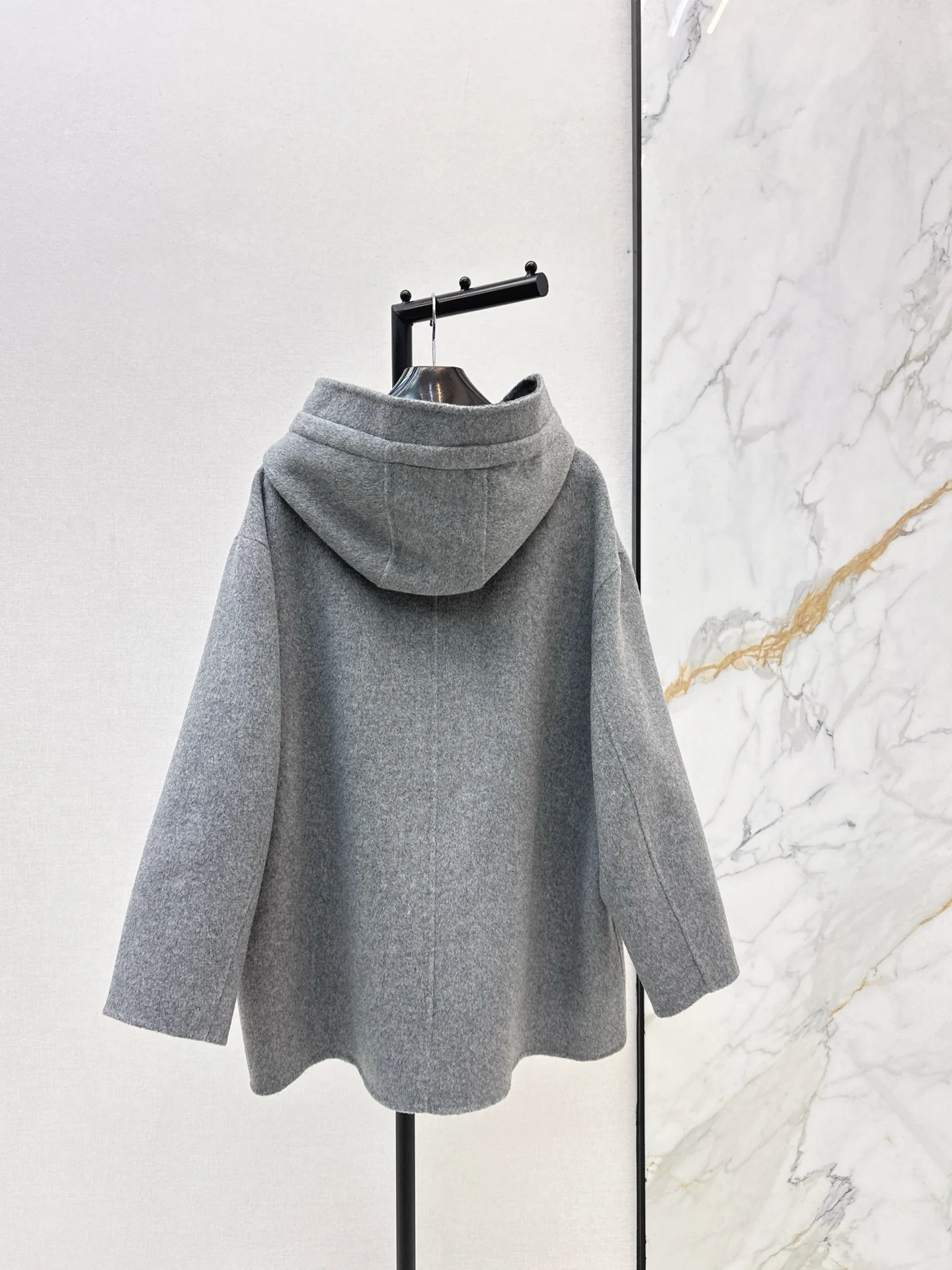 Celi 26ss hooded woolen jacket