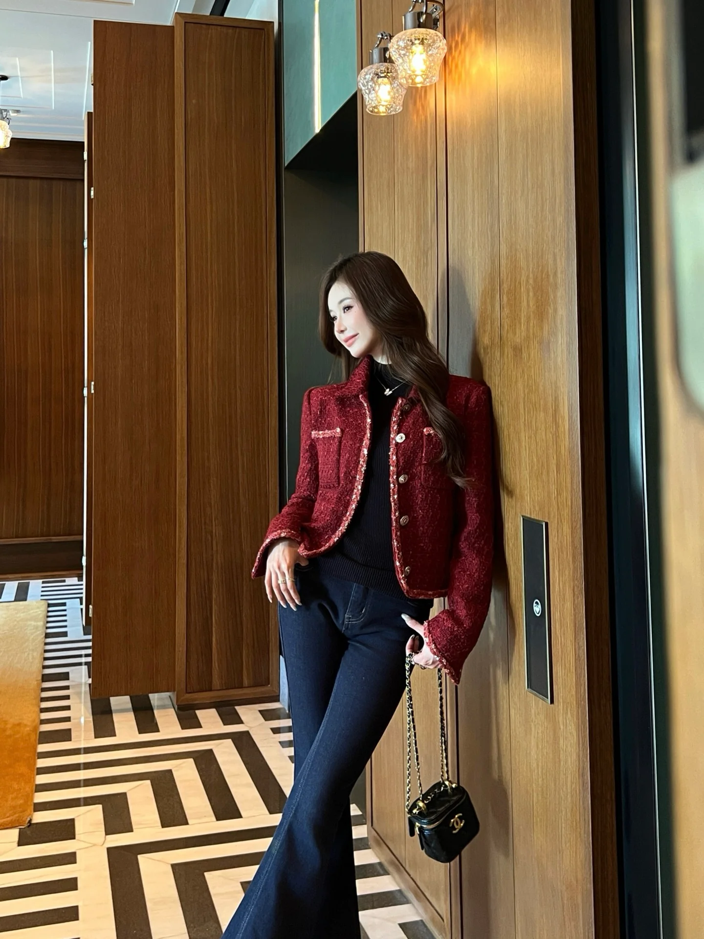 Chan 26ss tweed jacket