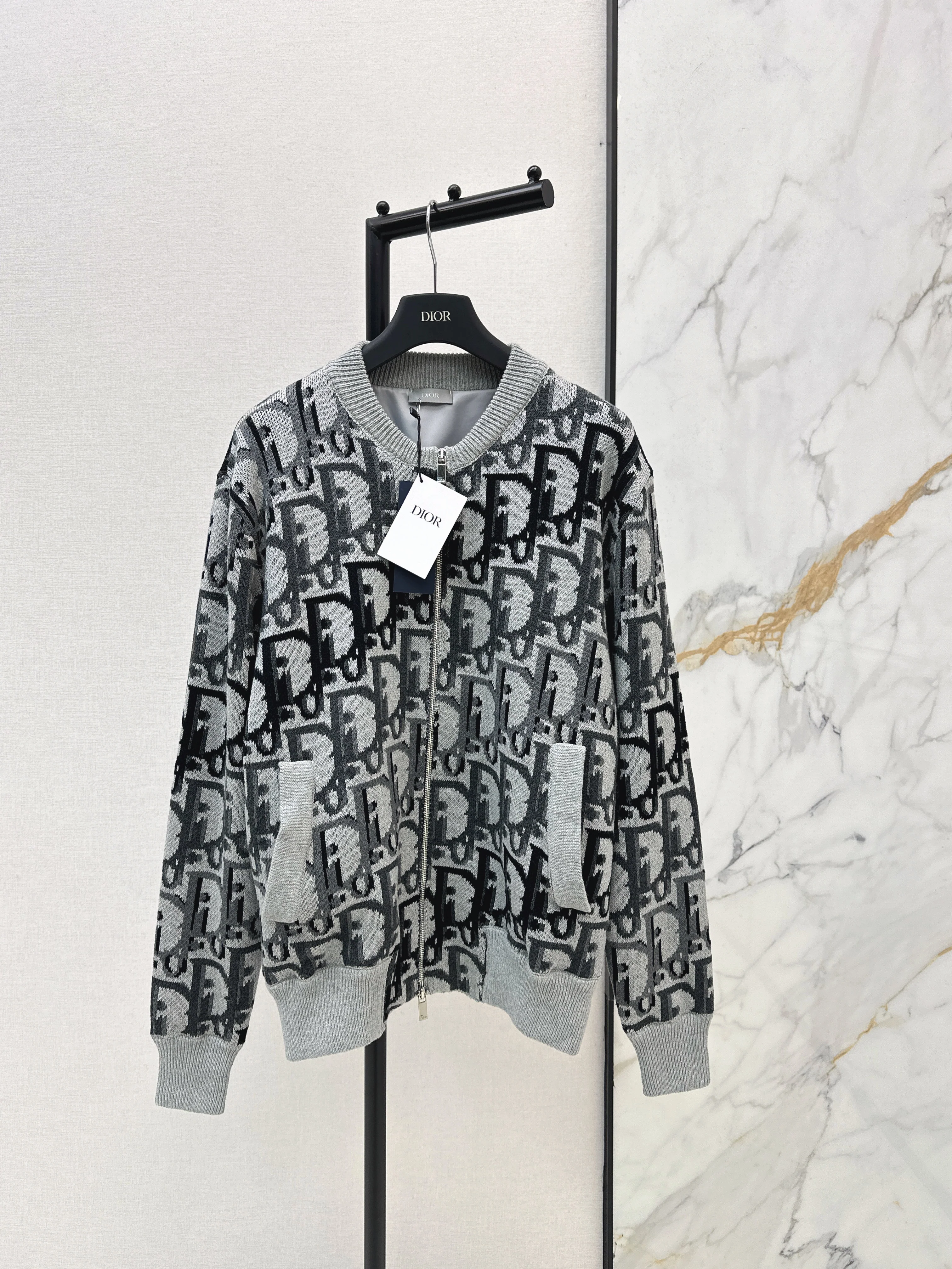 CD 26ss zip-up wool jacket