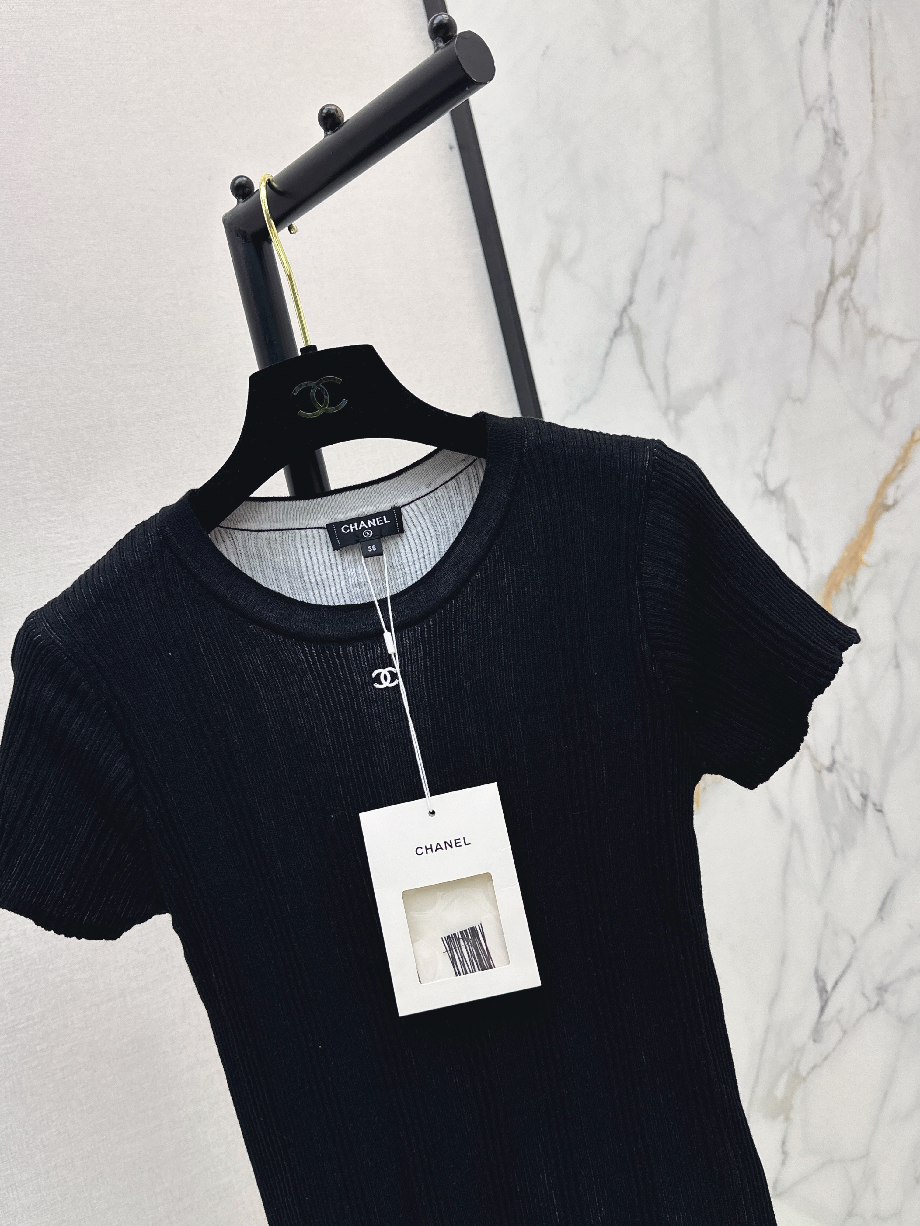 Chan 26ss knit T-shirt