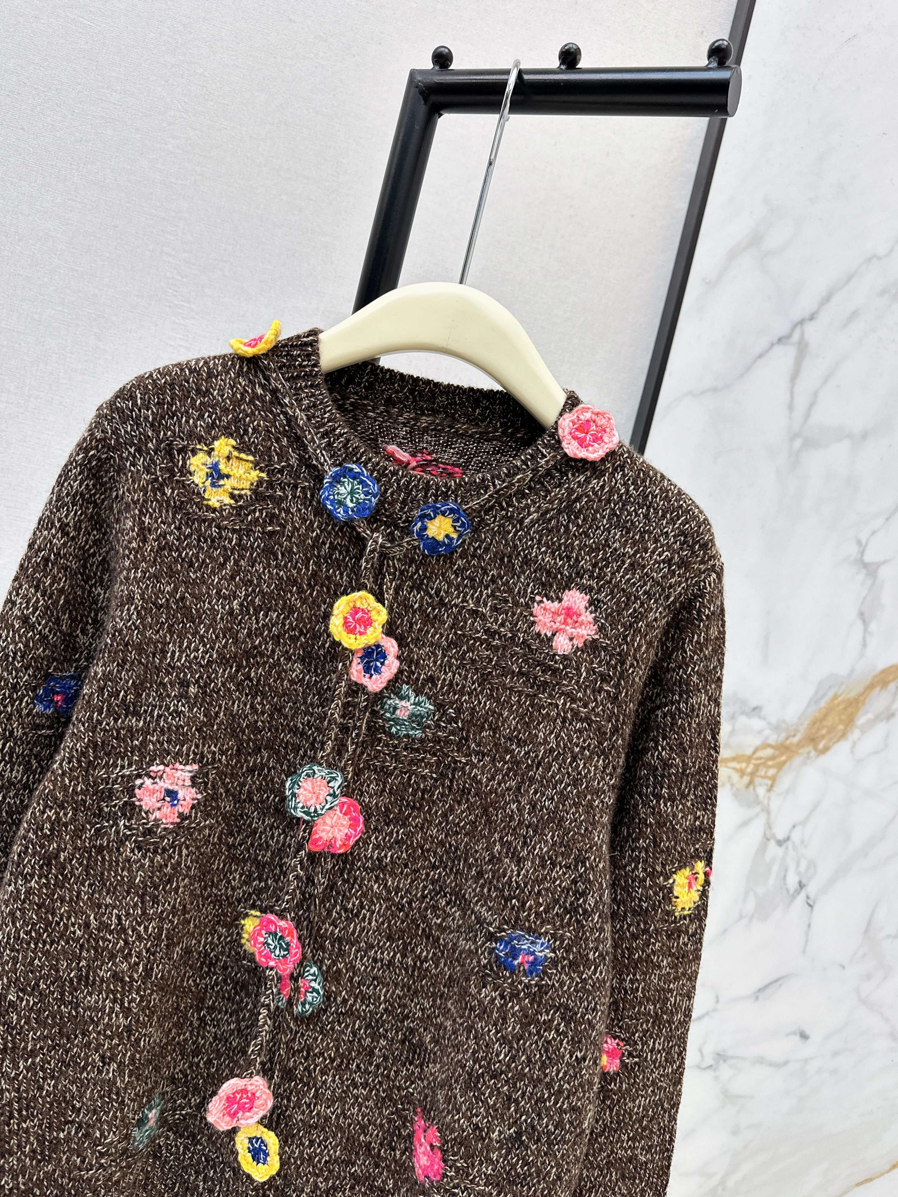 Erdo 26ss jacquard sweater
