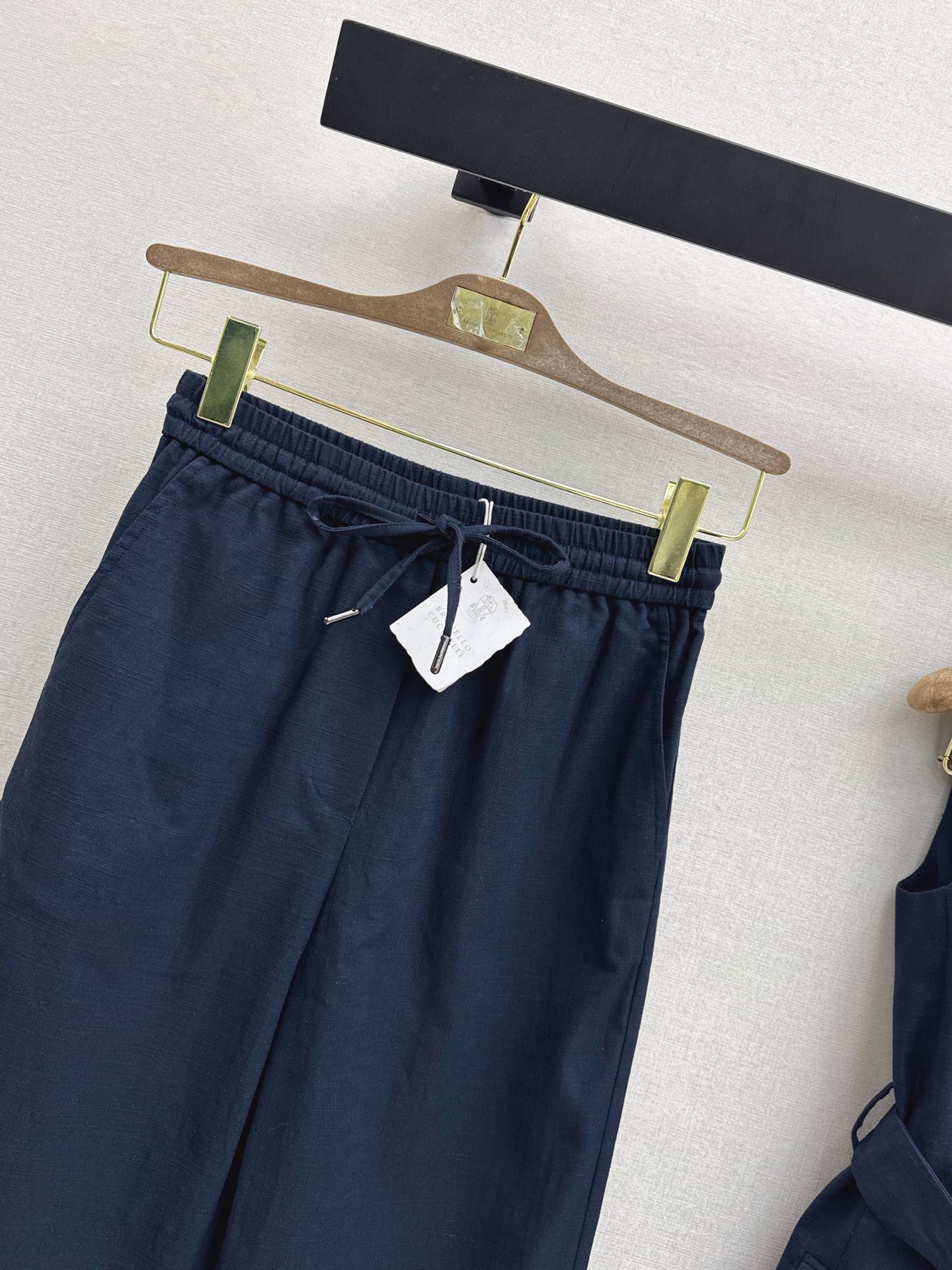 Brun 26ss linen cropped pants