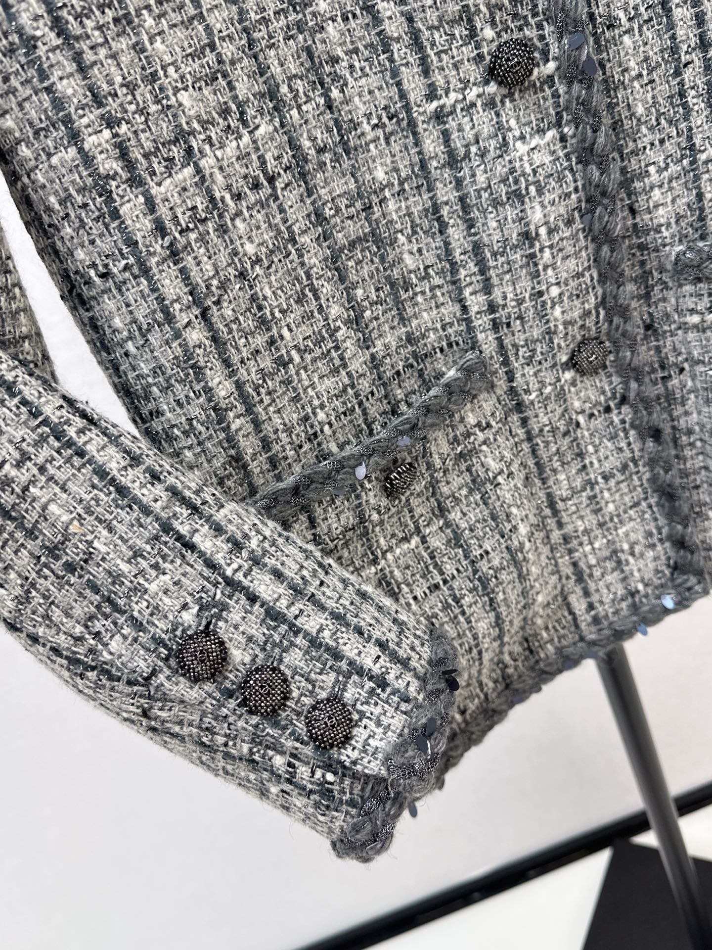 Chan 26ss woven tweed jacket