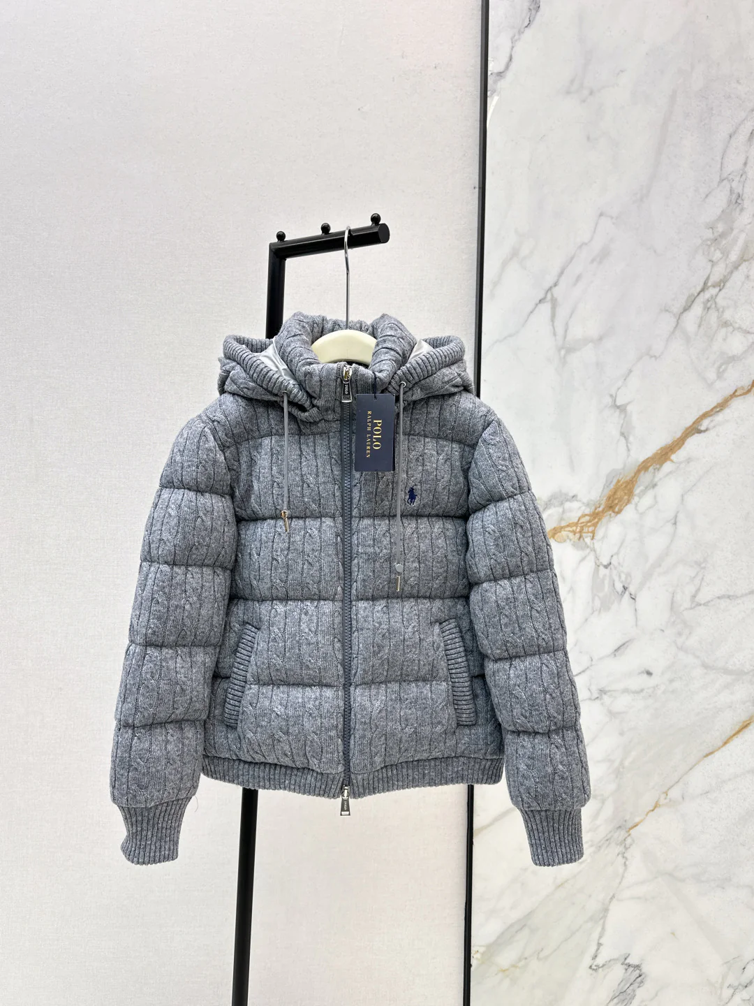Ralp 25fw knit down jacket