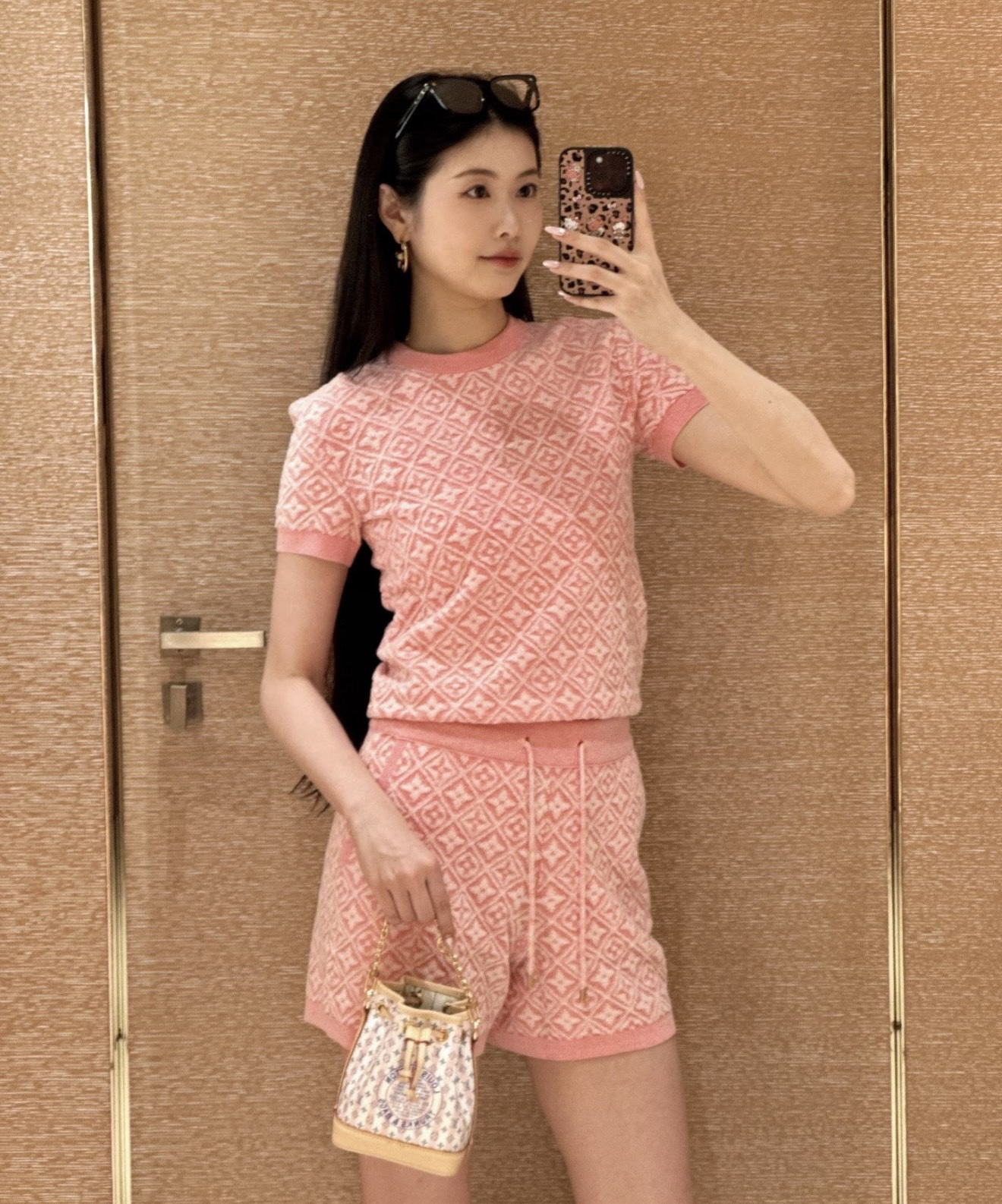 Loui 26ss jacquard knit sweater