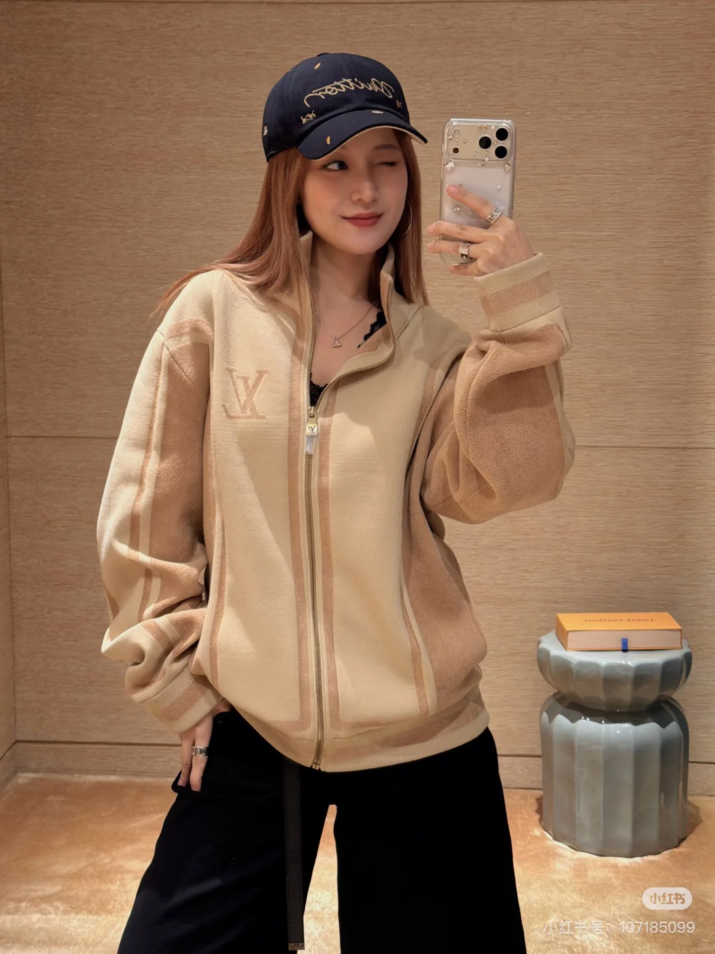 Louis 25fw hooded knit jacket