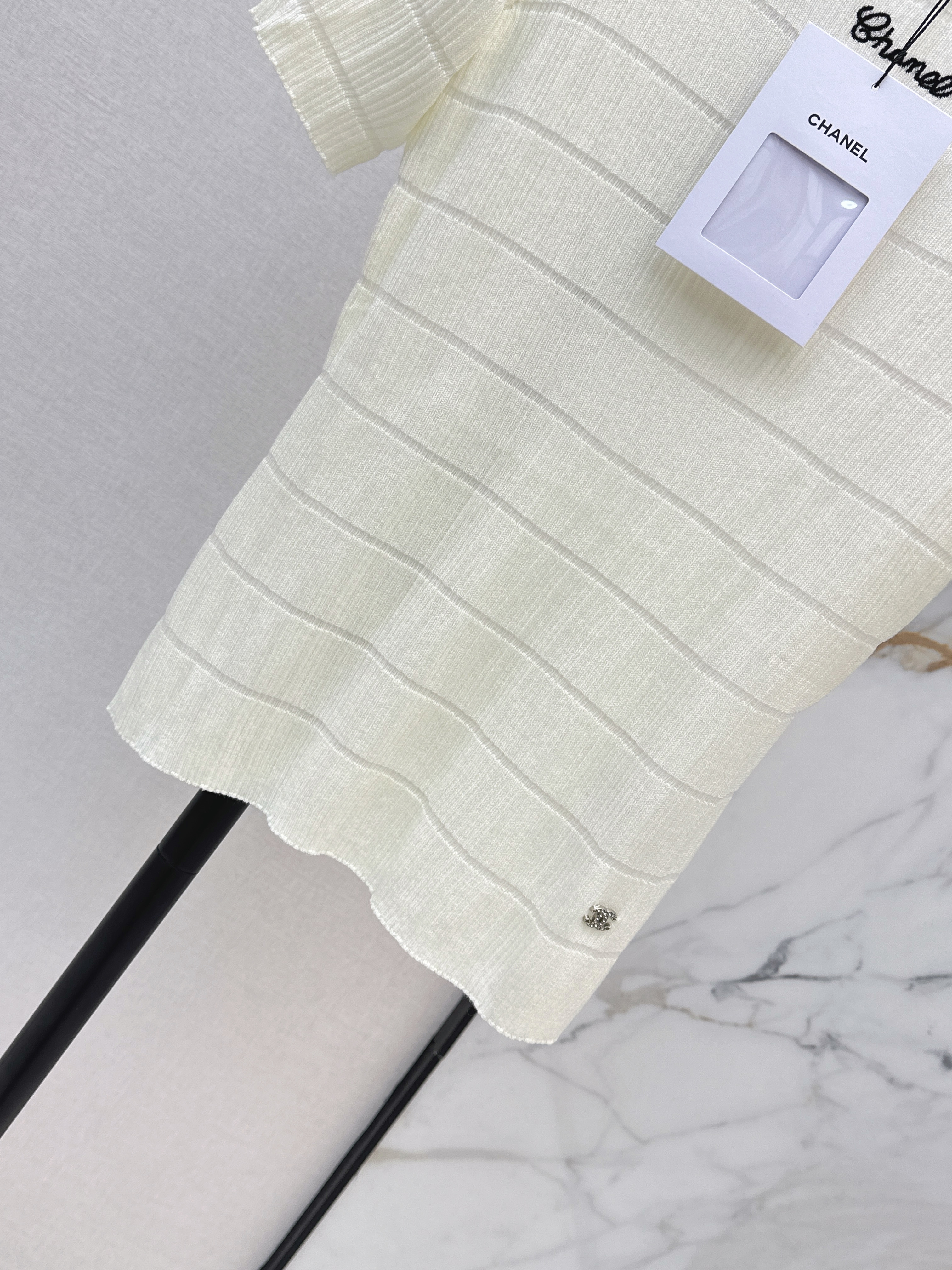 Chan 26ss stripe knitwear