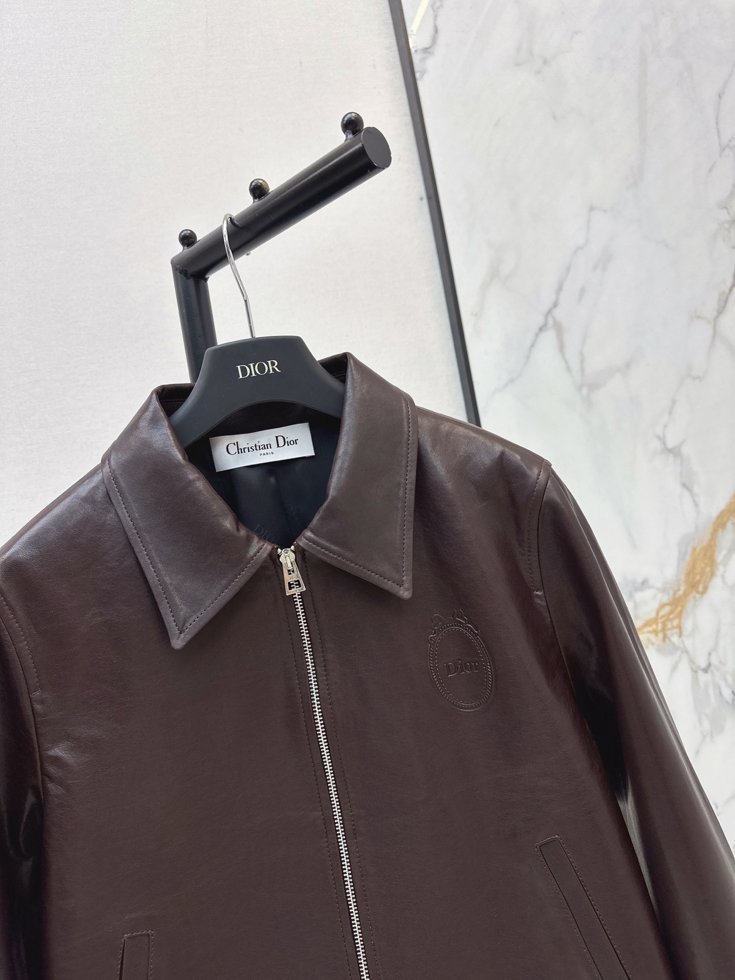CD 26ss leather jacket