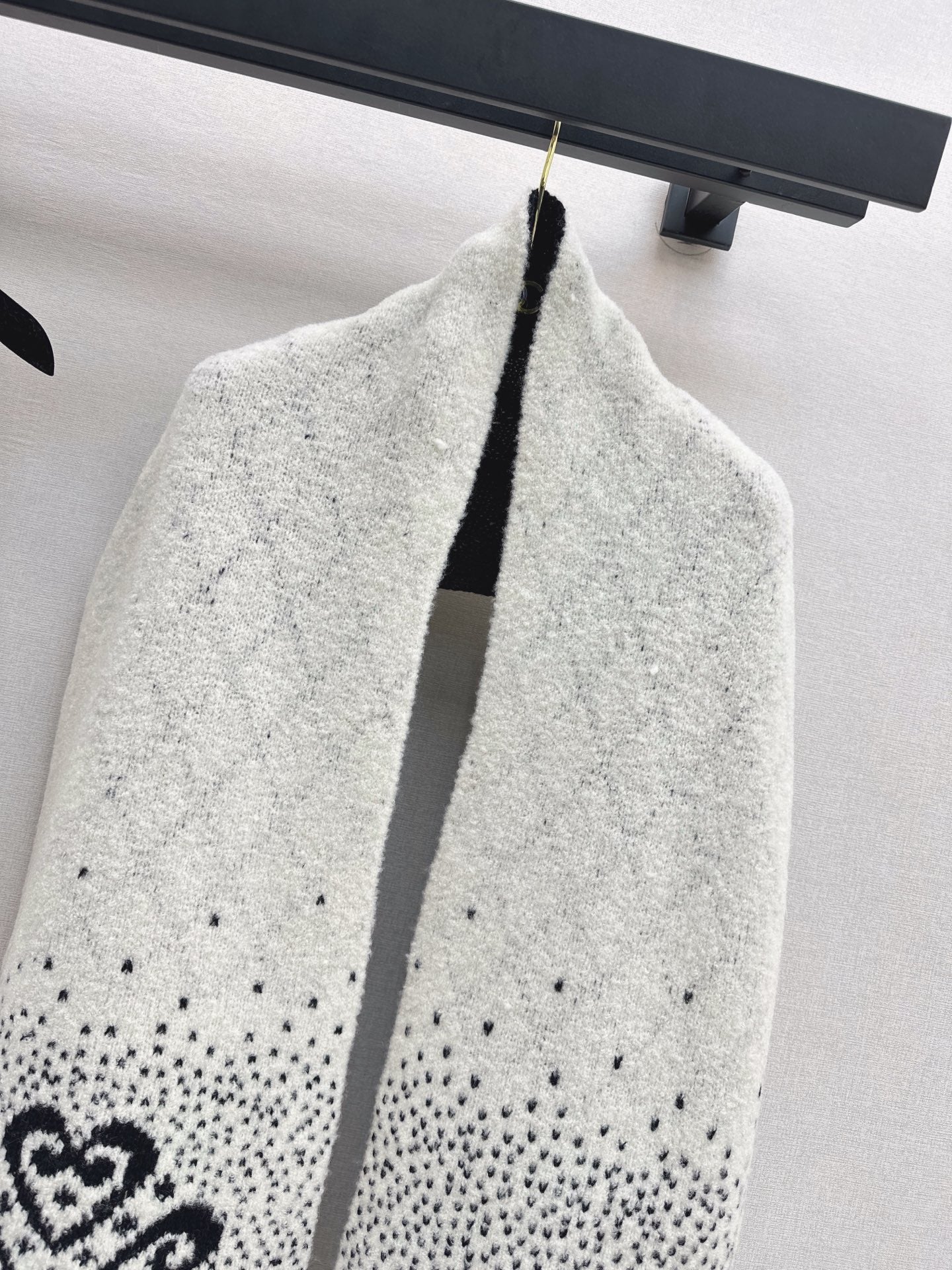 Chan 25fw cashmere hat scarf