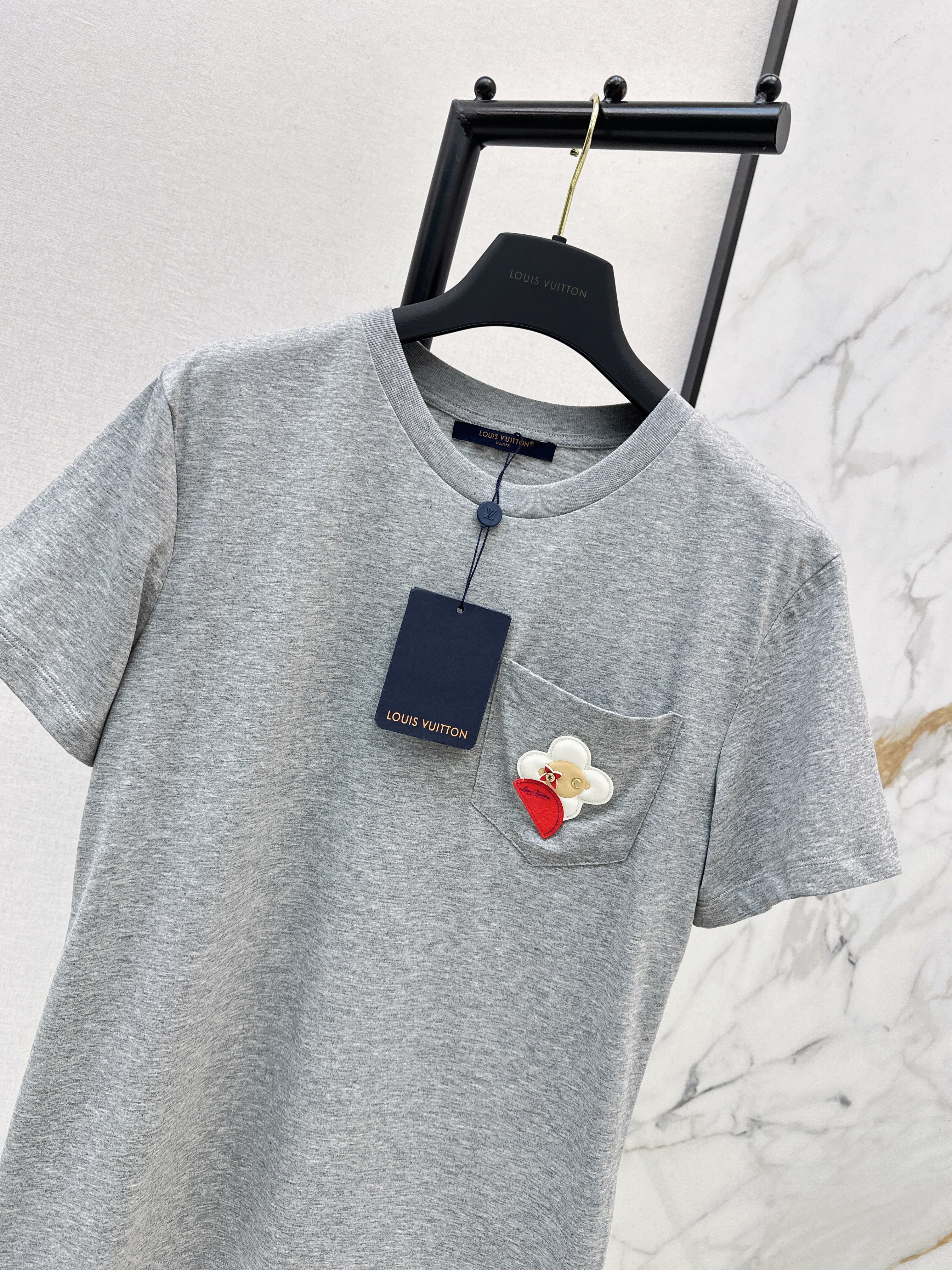 Louis 26ss embroidery t-shirts