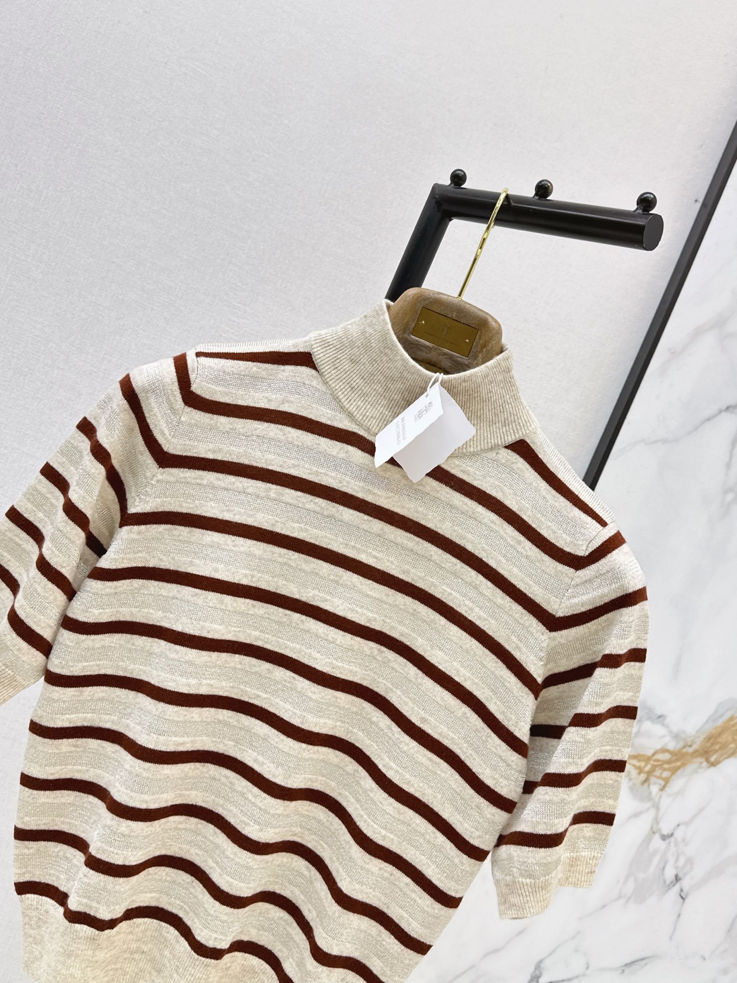 Brun 26ss stripe knitwear