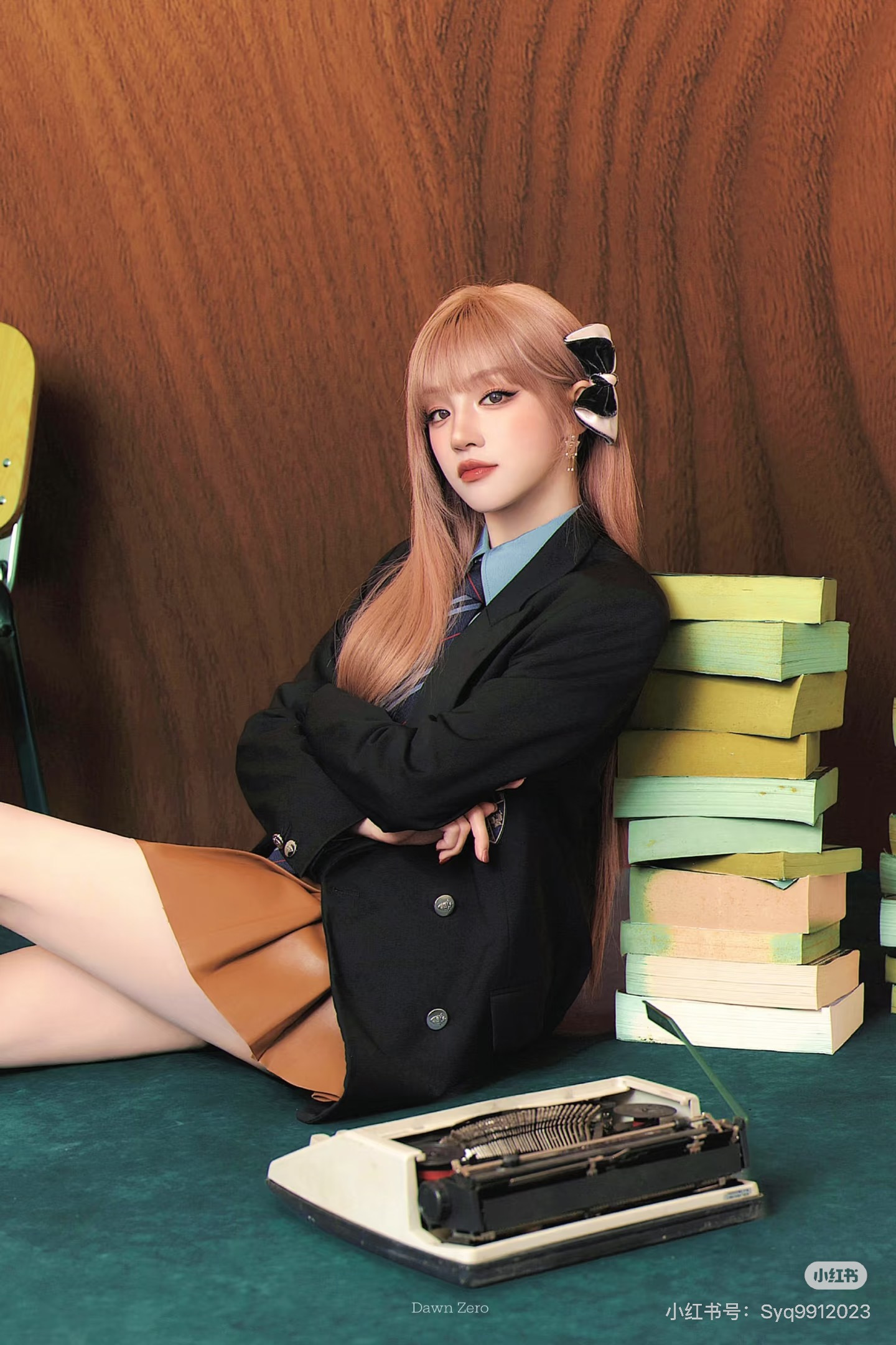 Fen 26ss embroidery blazer