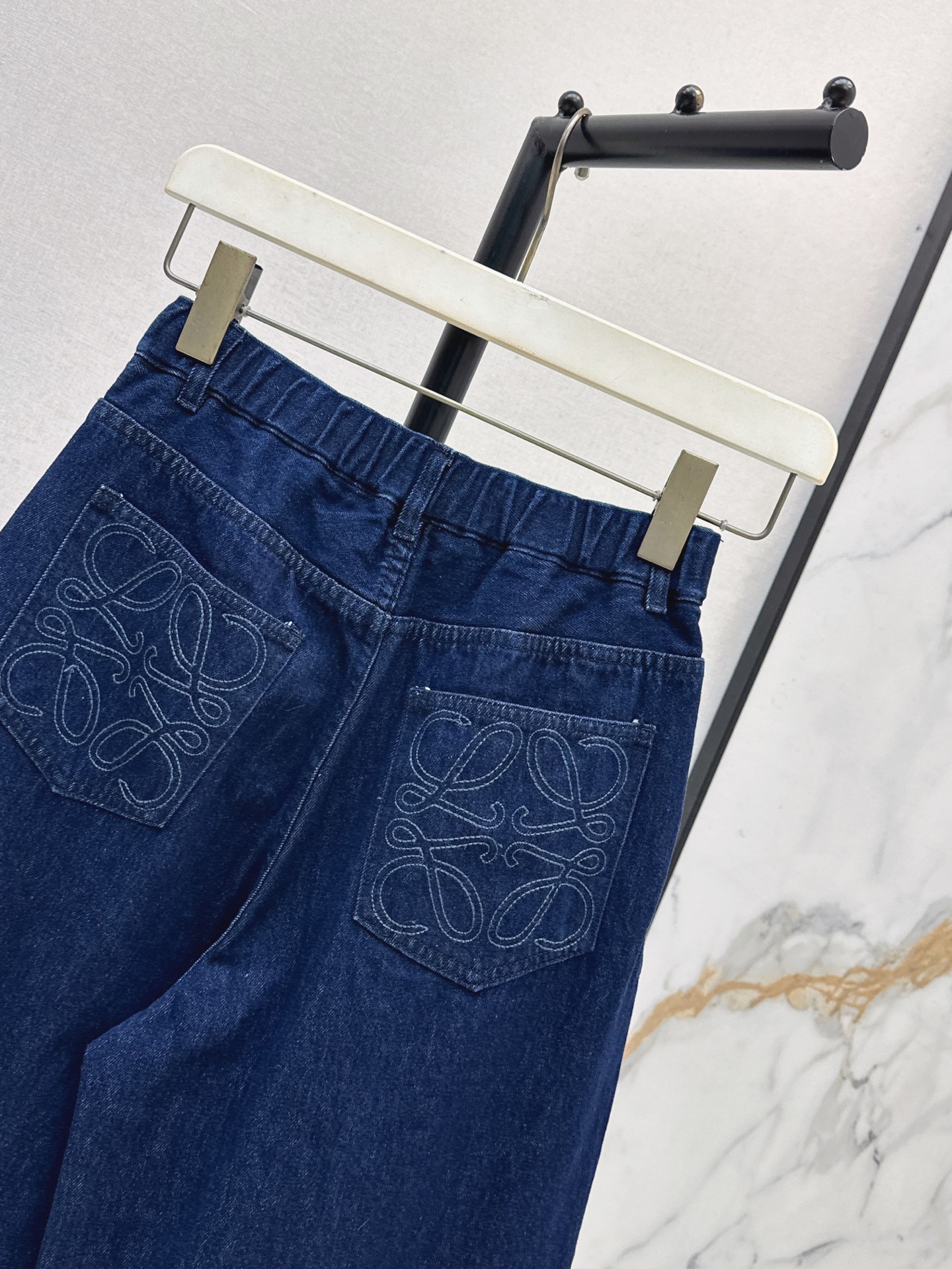 Loe 26ss cropped denim pants