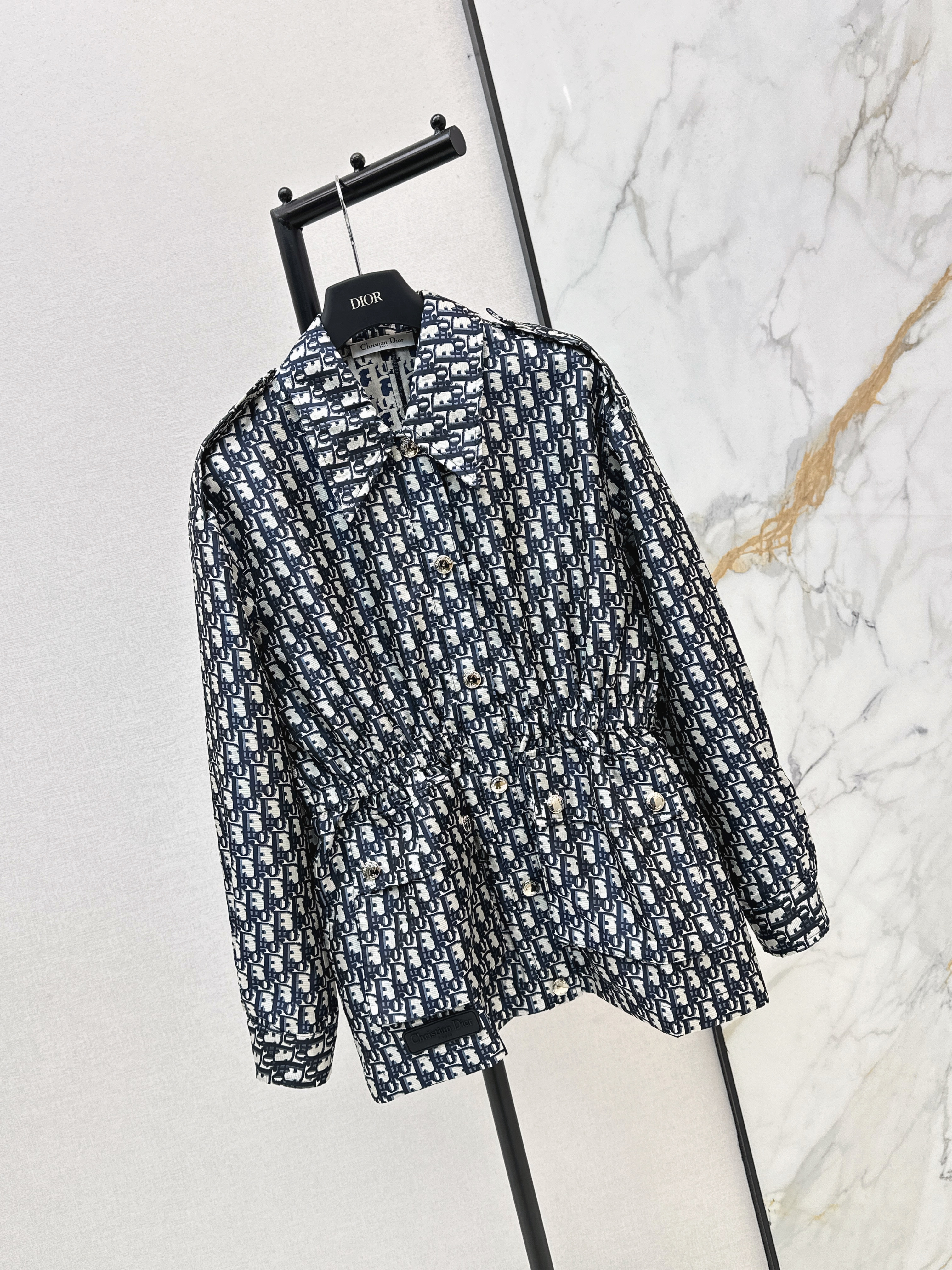 CD 26ss jacquard drawstring jacket