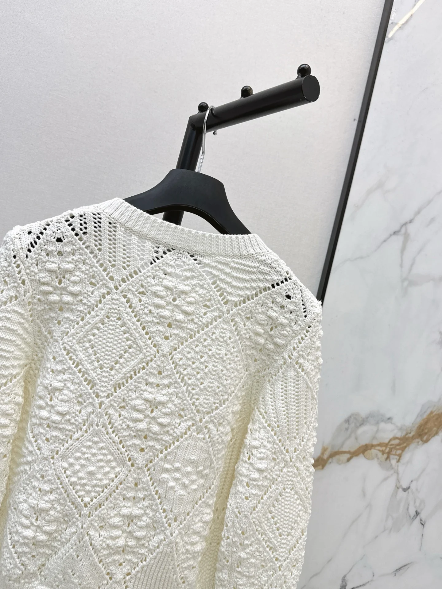 CD 26ss jacquard knit cardigan