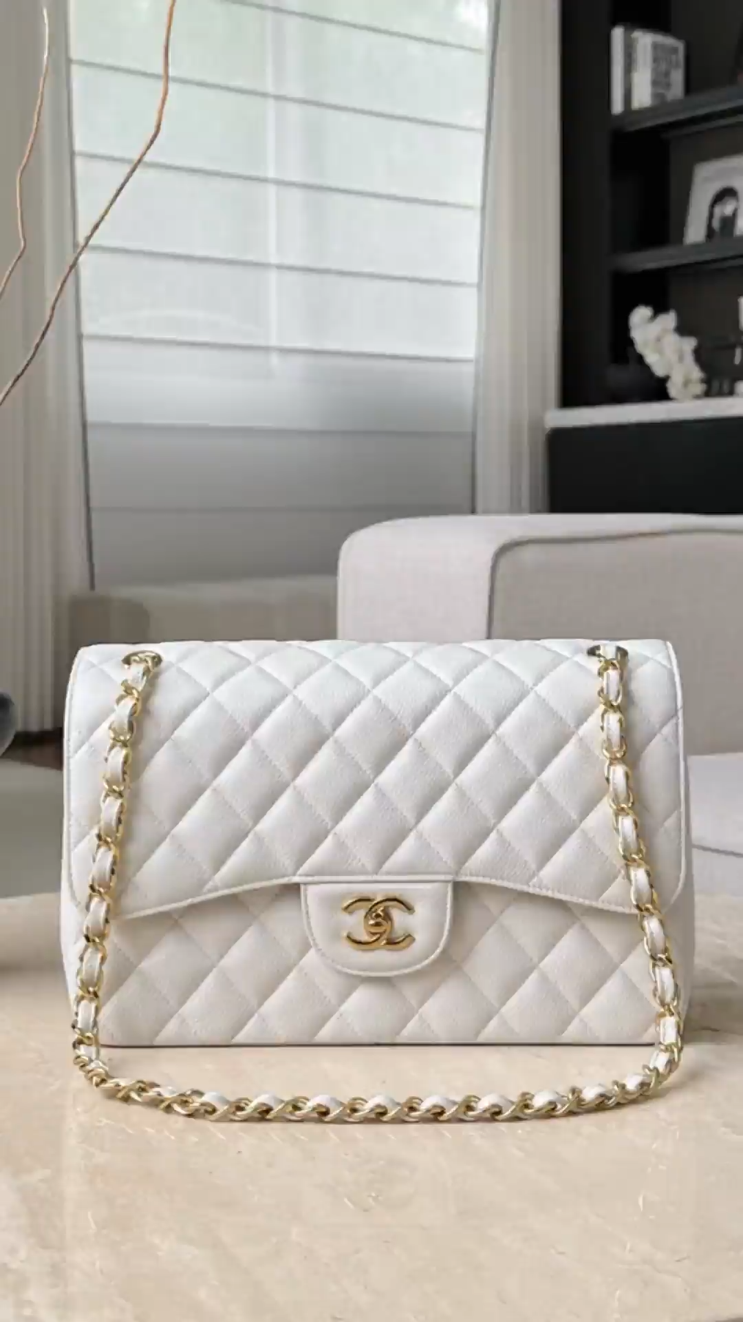 Chan cf30 chain shoulder bag
