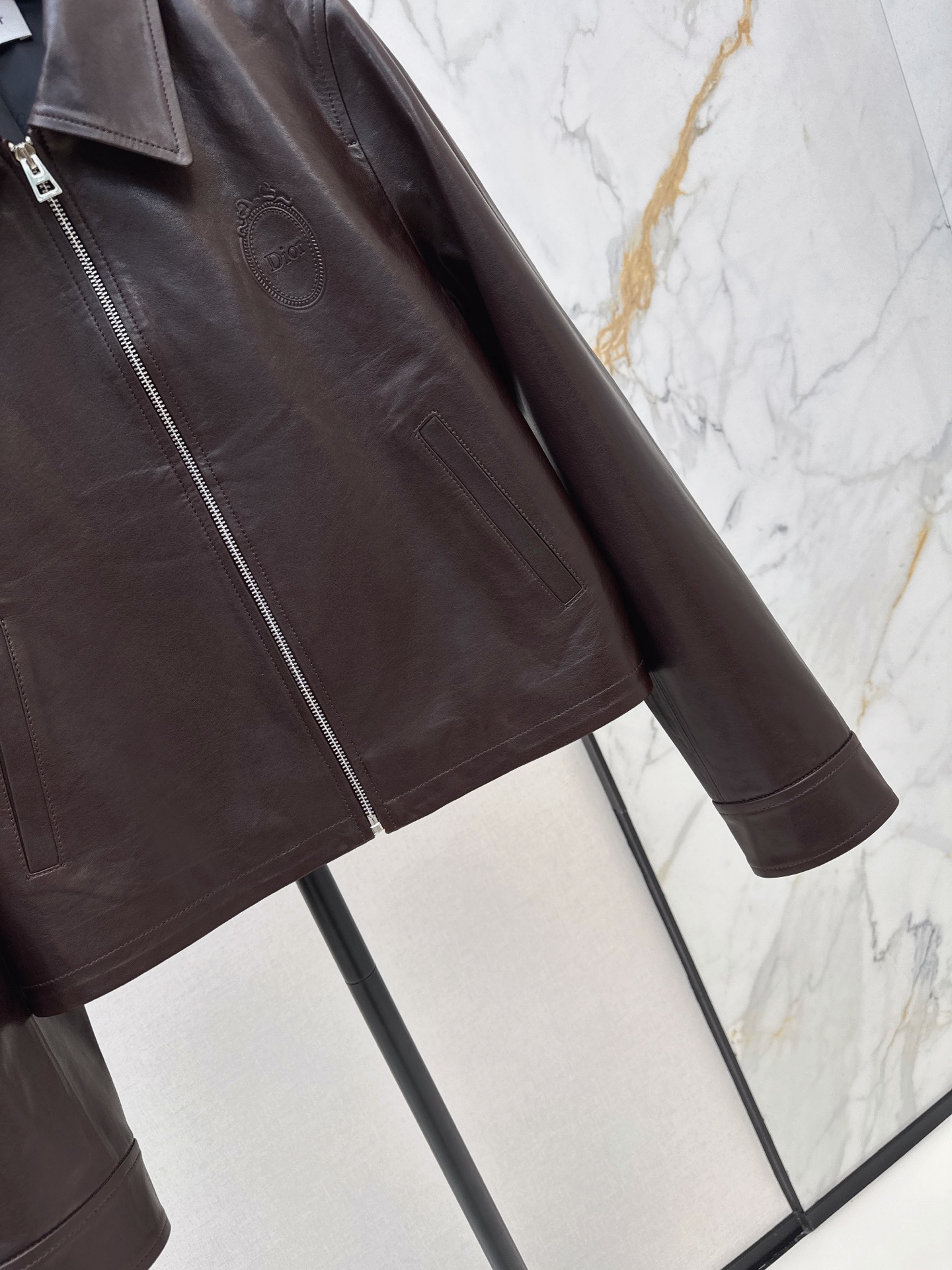 CD 26ss leather jacket
