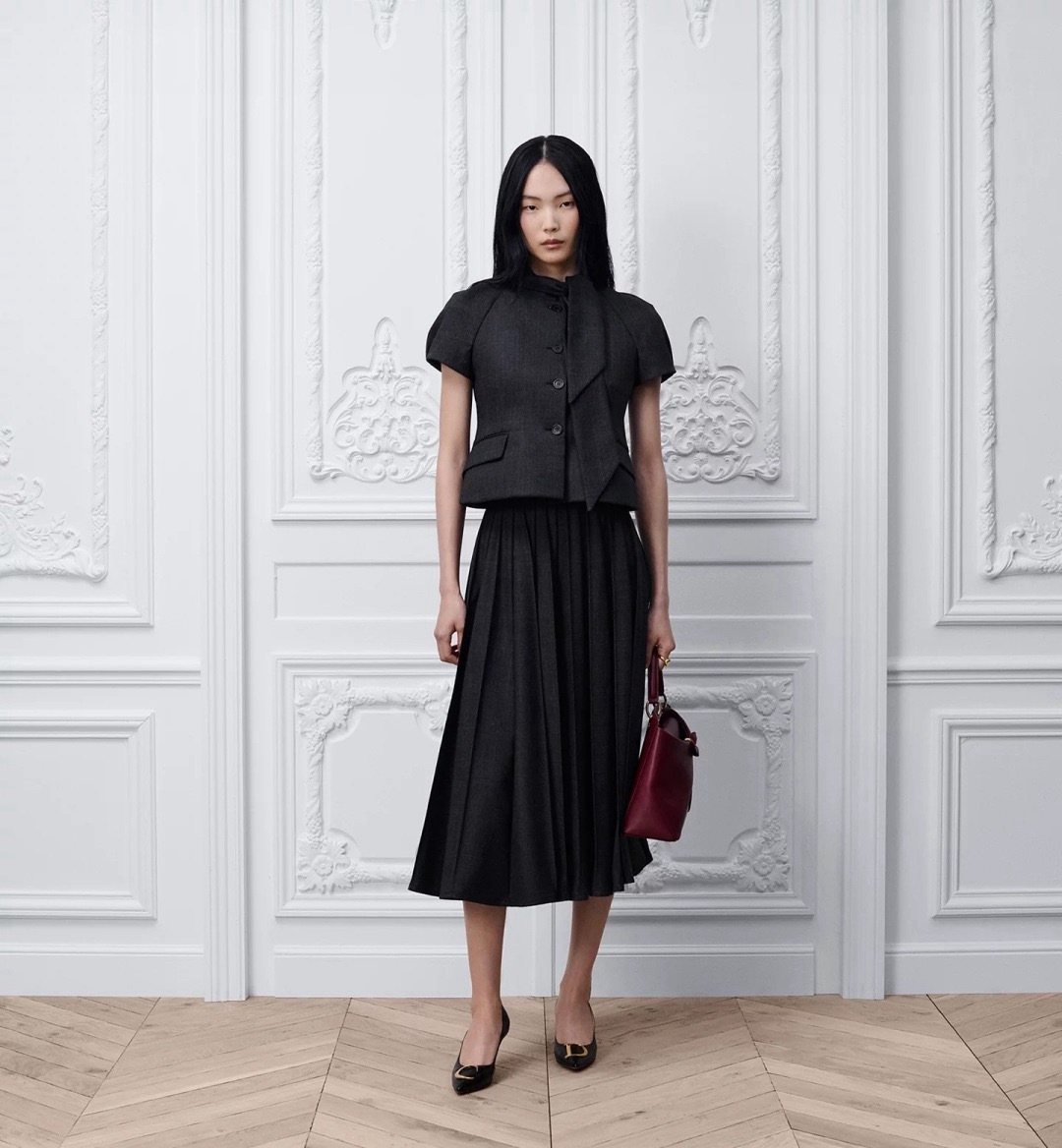 CD 26ss pleated skirt