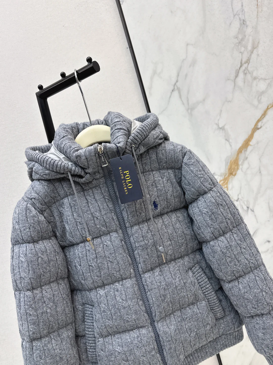 Ralp 25fw knit down jacket