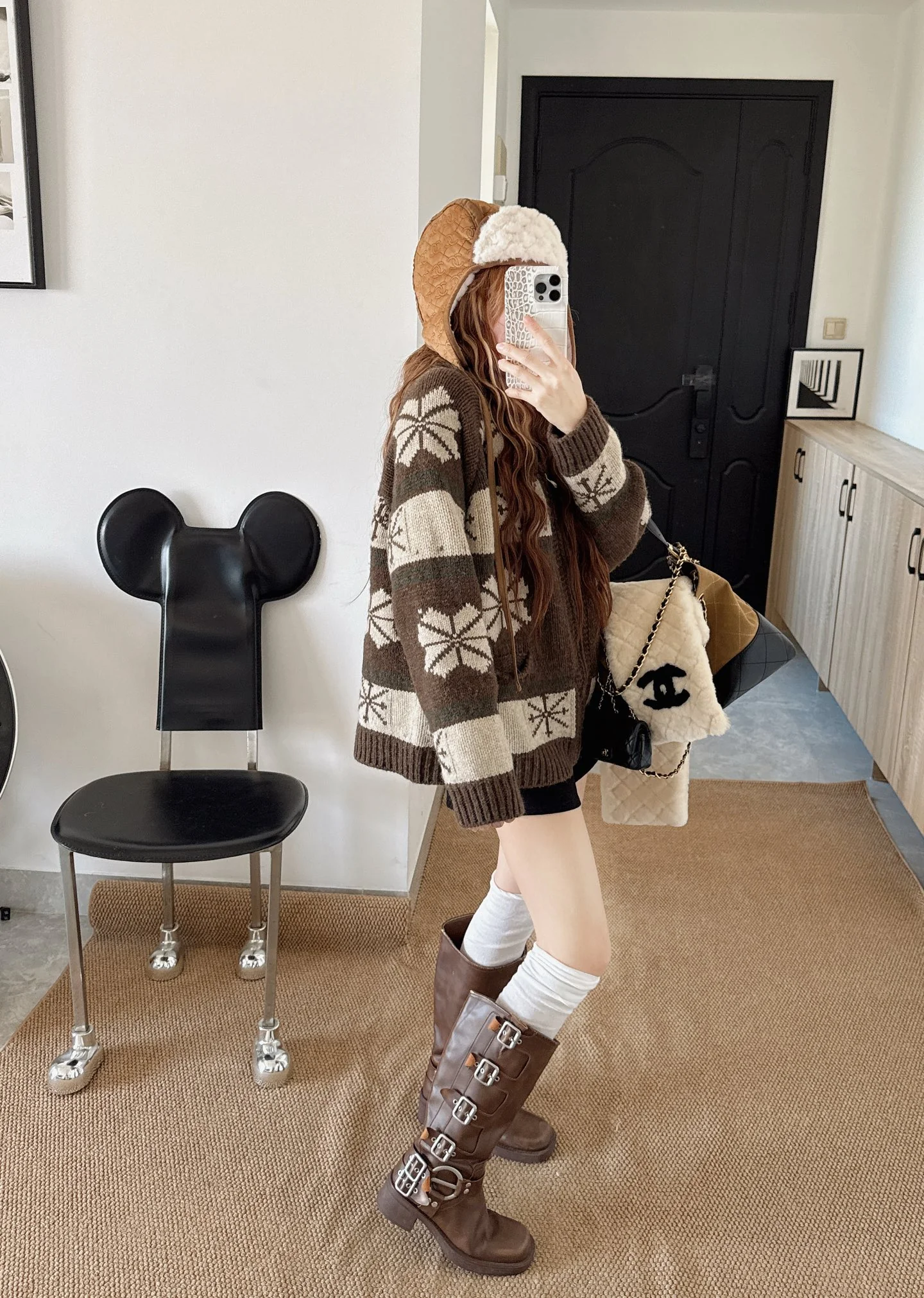 Ralp 26ss fair isle cardigan