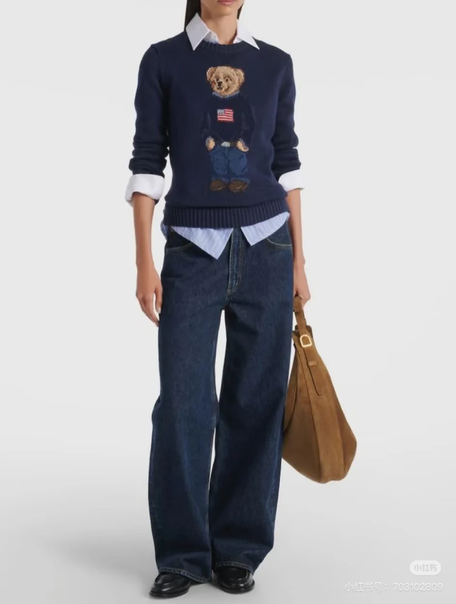 Ralp 26ss embroidery sweater