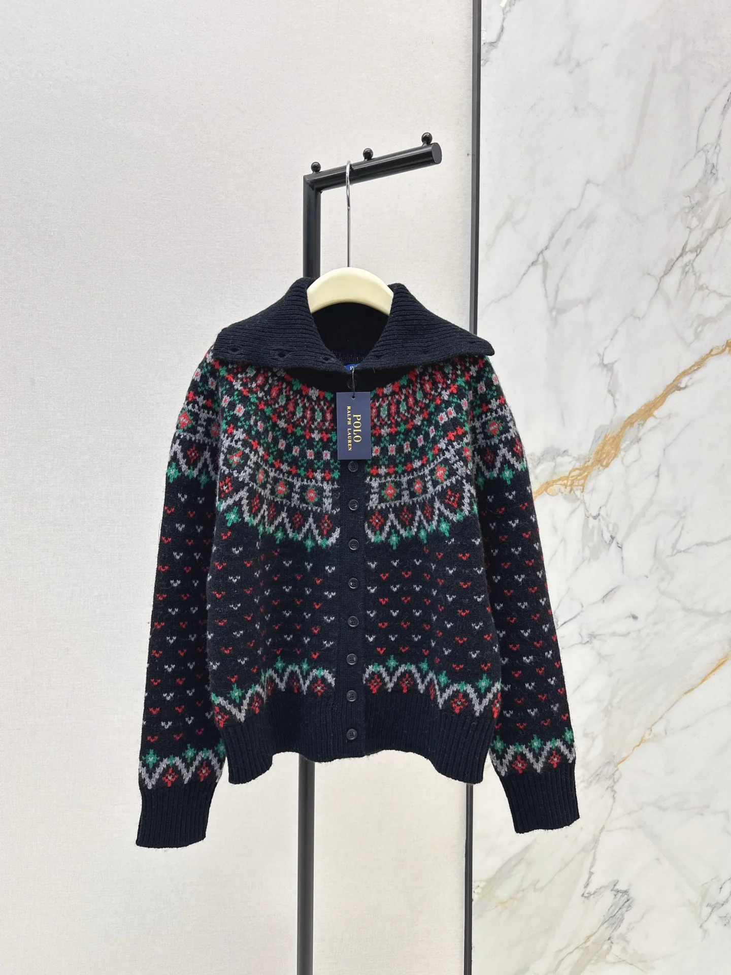 Ralp 26ss fair isle cardigan