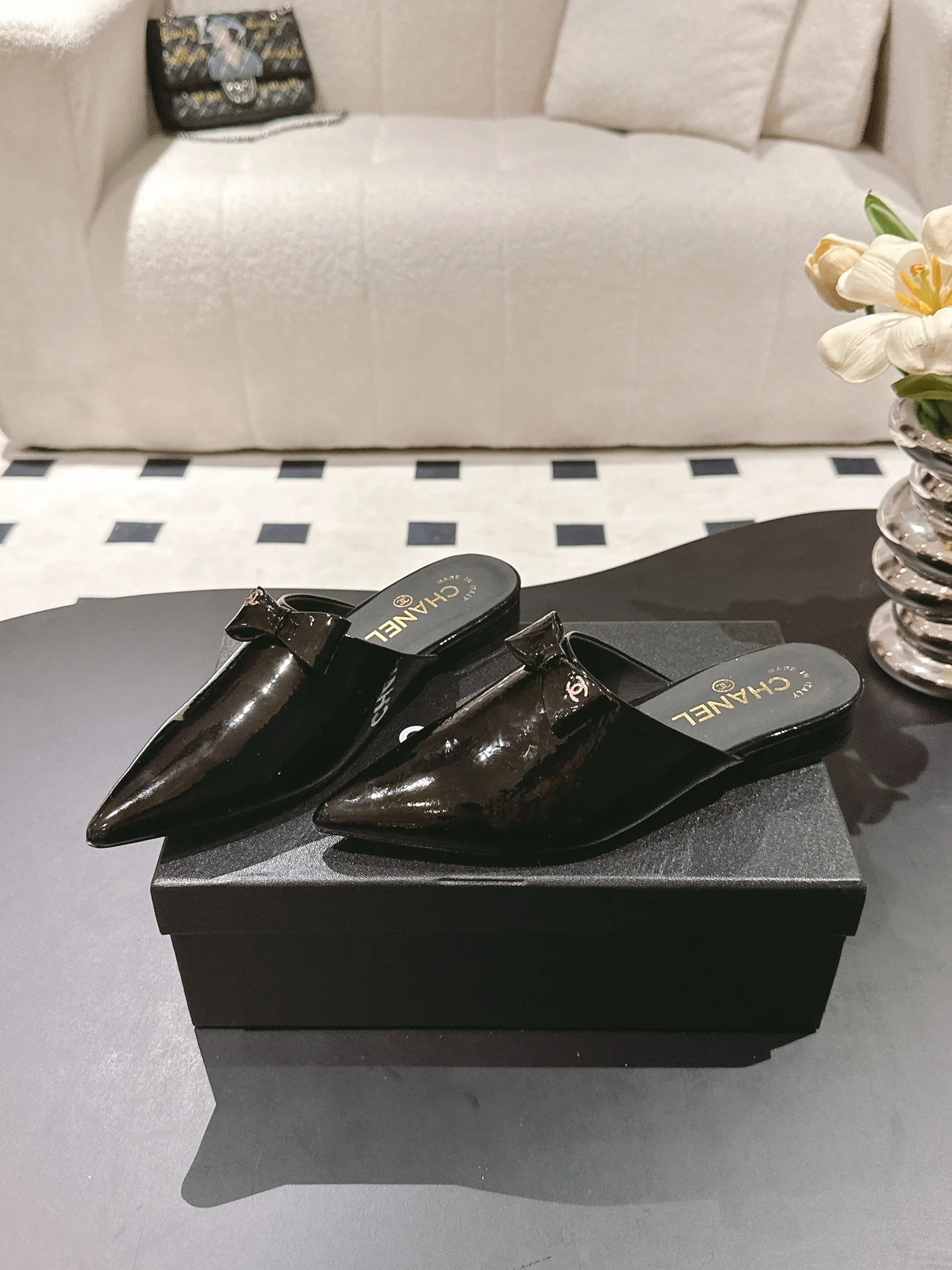 Chan 25fw mules