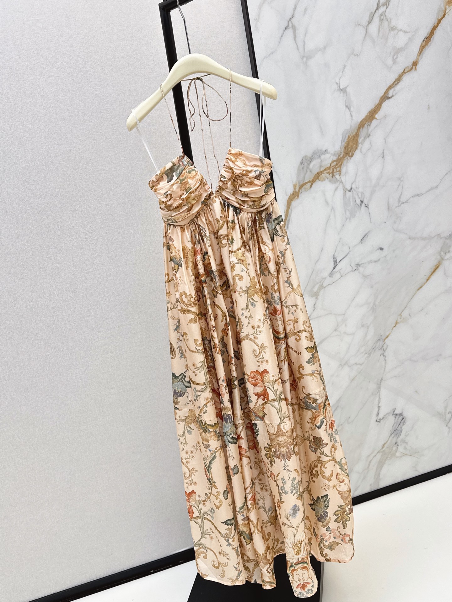 Zimm 26ss printhalter neck dress