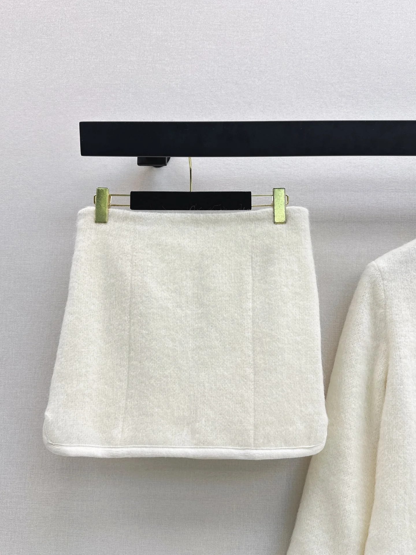 Chan 26ss woolen jacket skirts outfit sets