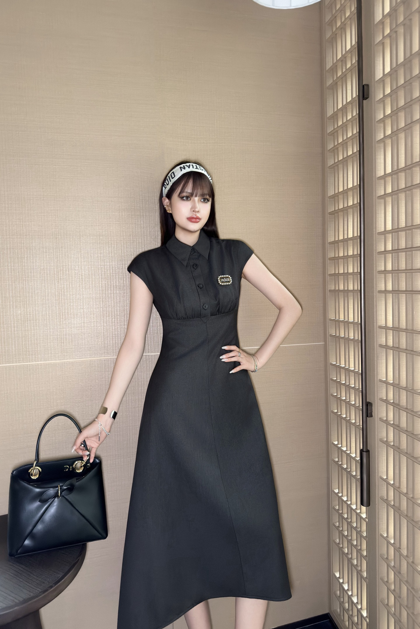 CD 26ss sleeveless shirt dress