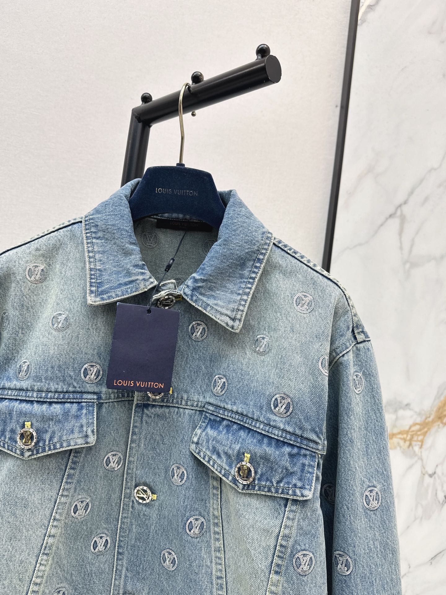Louis 25fw embroidery denim jacket