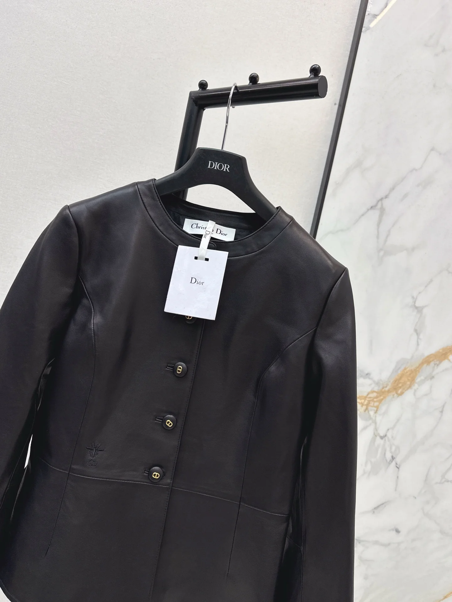 CD 25fw leather jacket