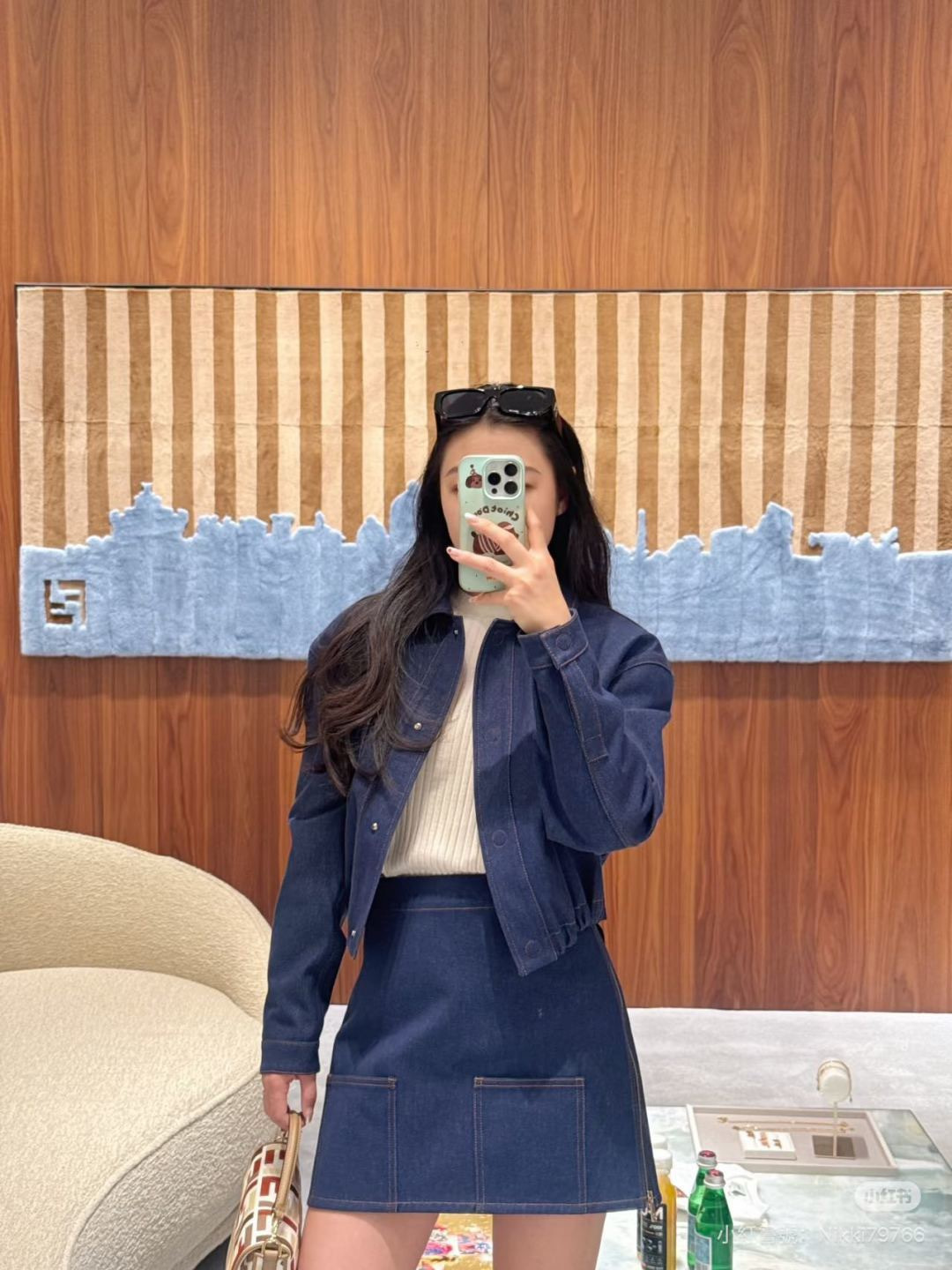 Fen 26ss denim jacket